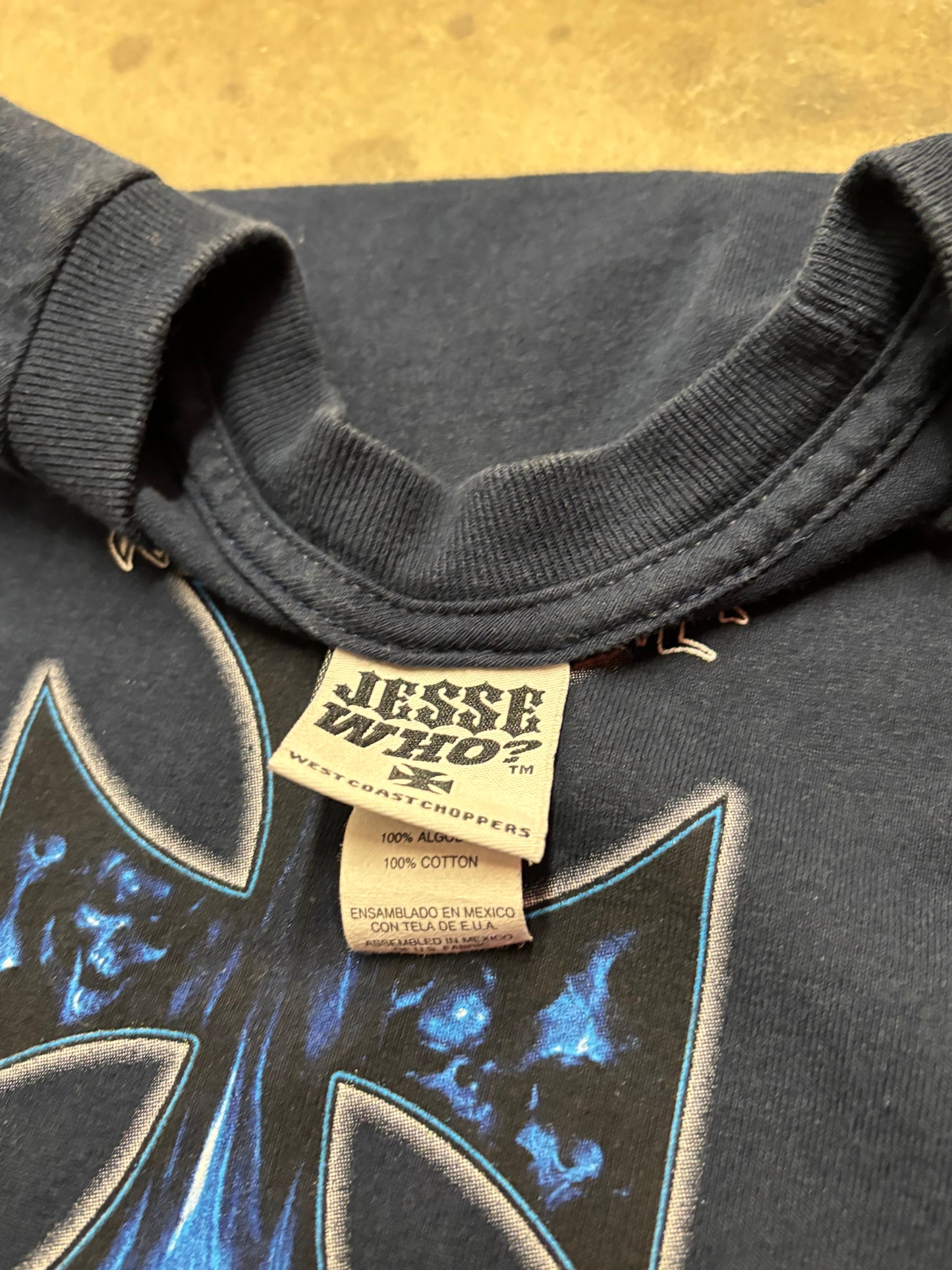 Vintage West Coast Choppers Skull shirt size xxl