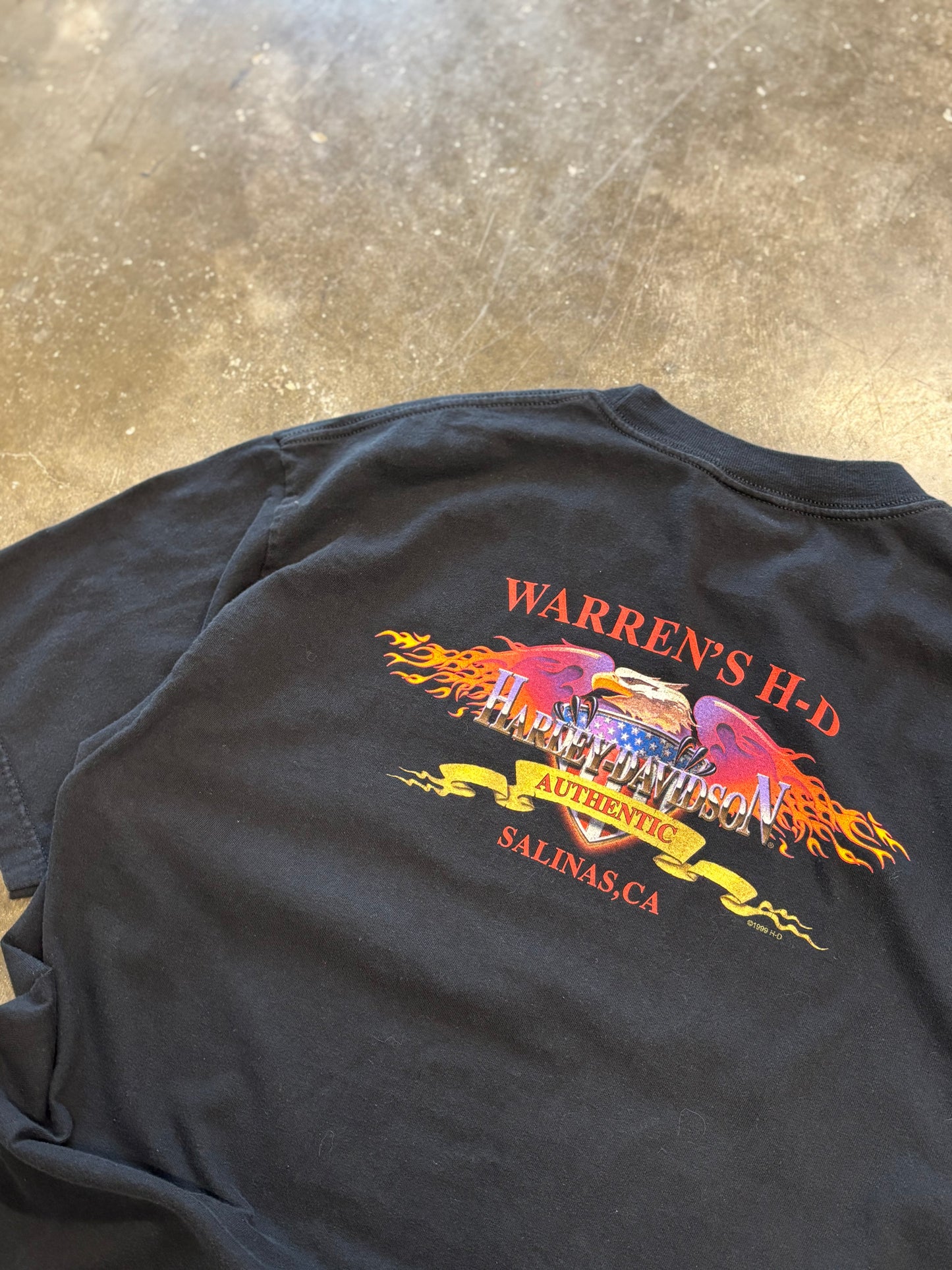 Vintage Harley Davidson Raw power shirt size xl