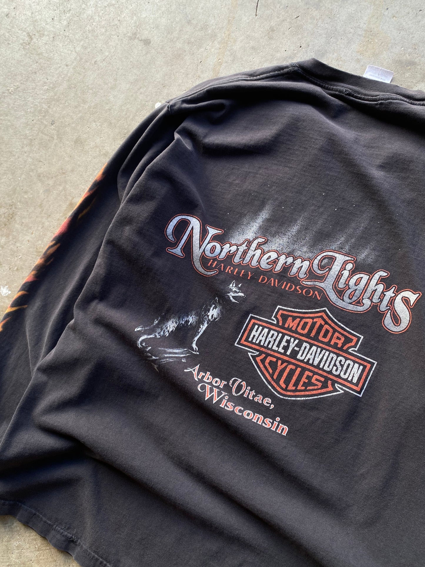 Harley Davidson Pool ball long sleeve size large