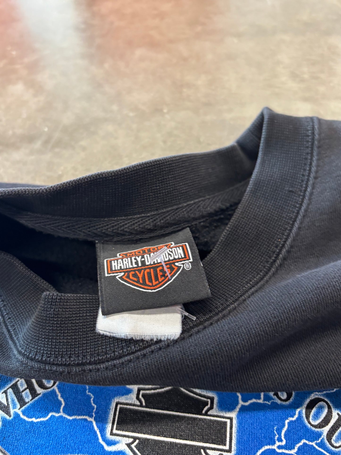 Vintage Harley Davidson lightning sweatshirt size Extra large