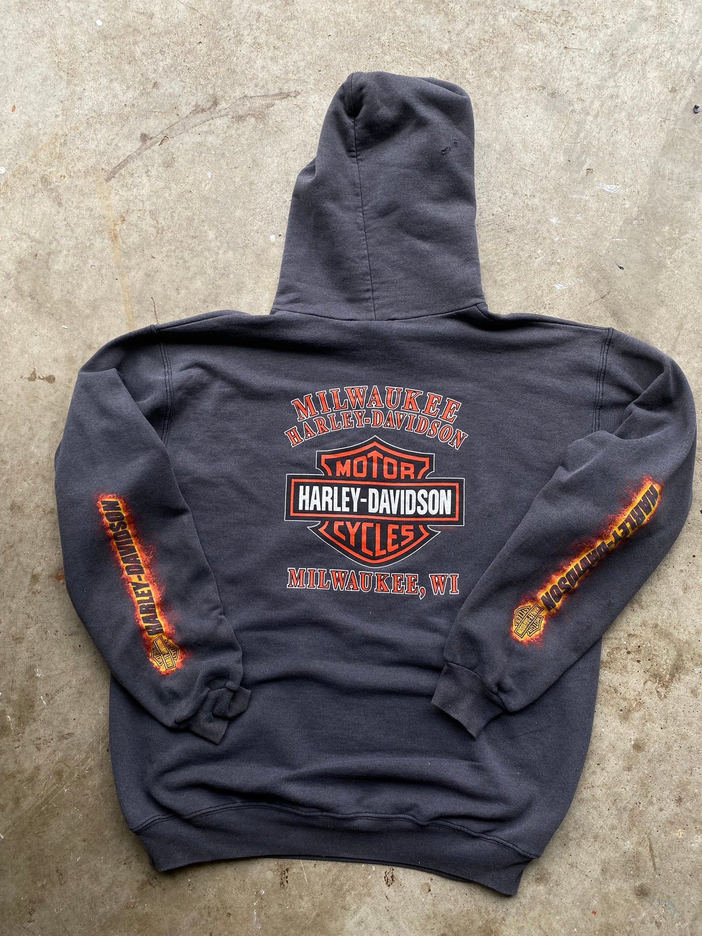 Vintage Harley Davidson Hoodie size large
