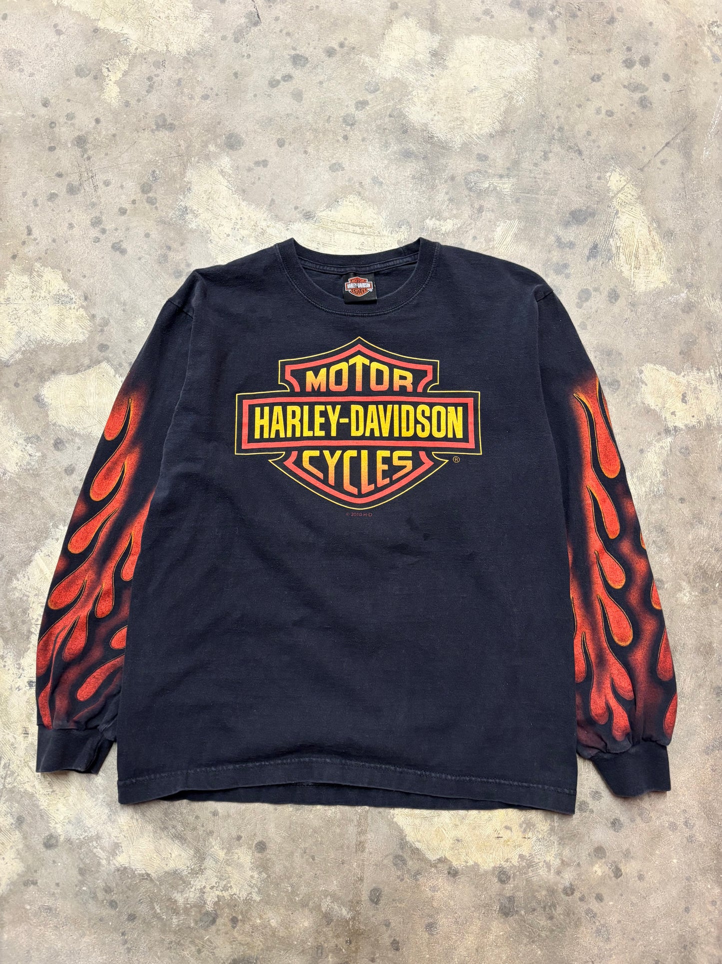 Harley Davidson inferno shield long sleeve size medium
