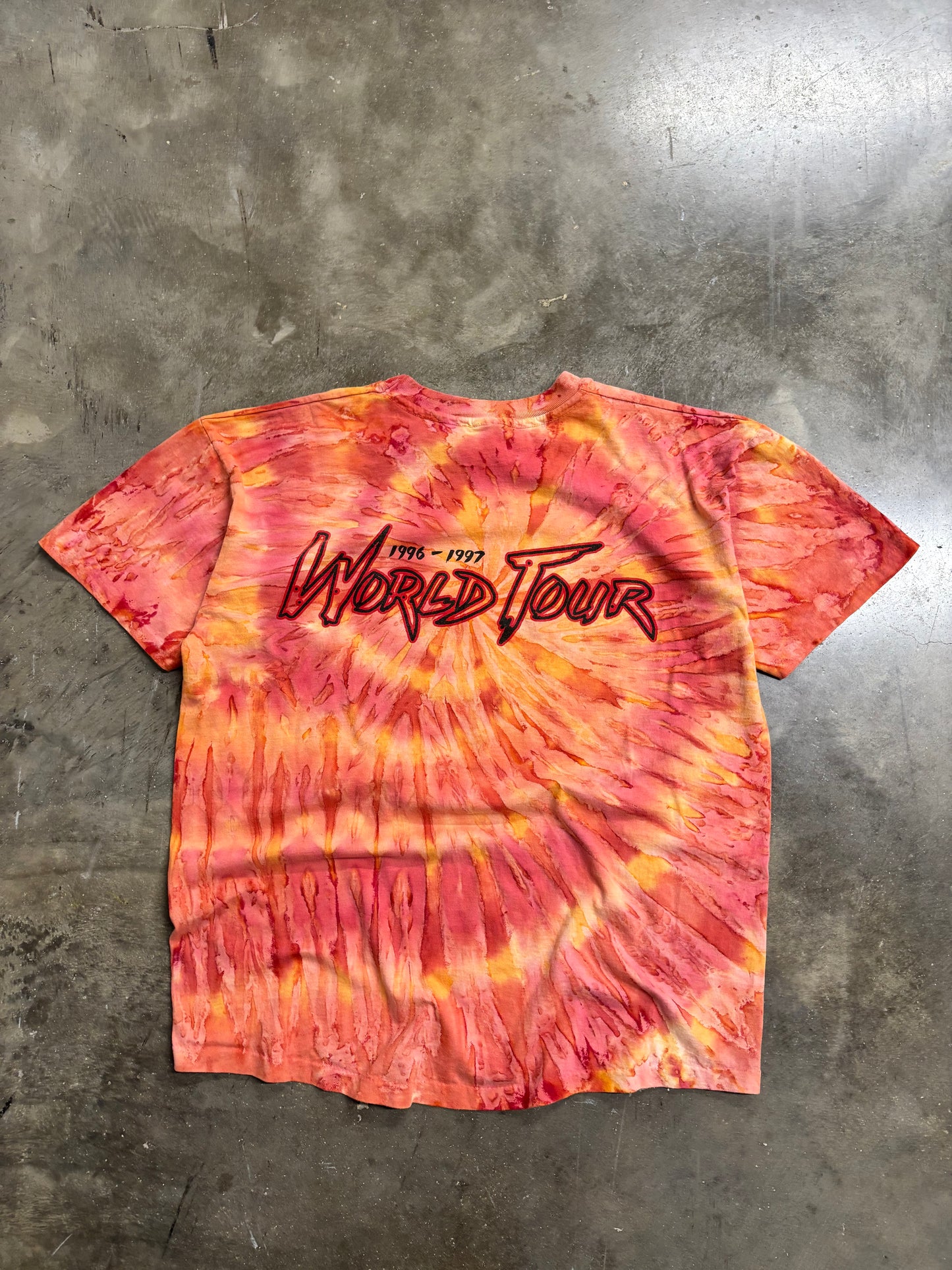 Vintage Neil Young tie dye shirt size xl