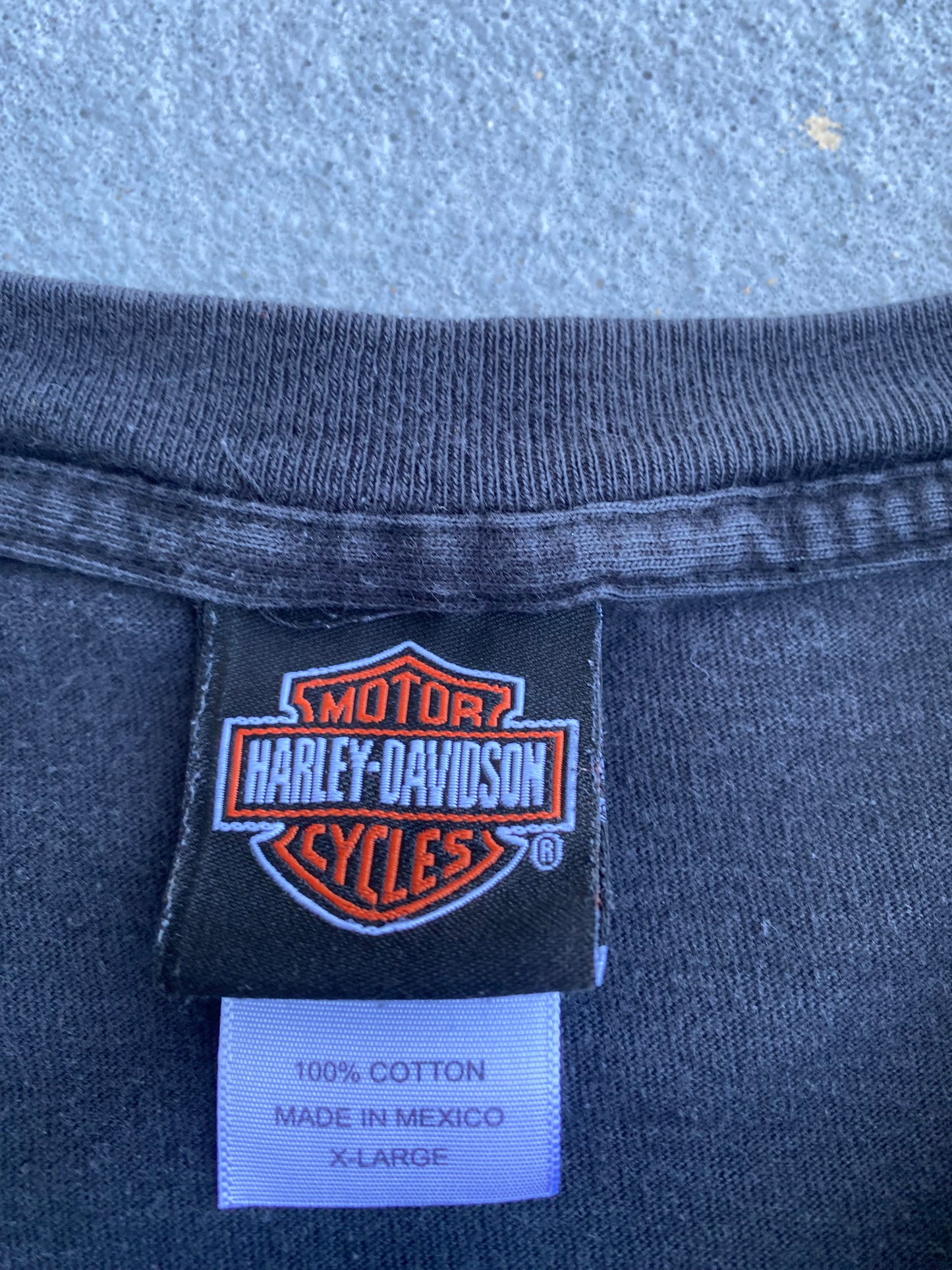 Harley Davidson Green Flame long sleeve size Extra large shirt
