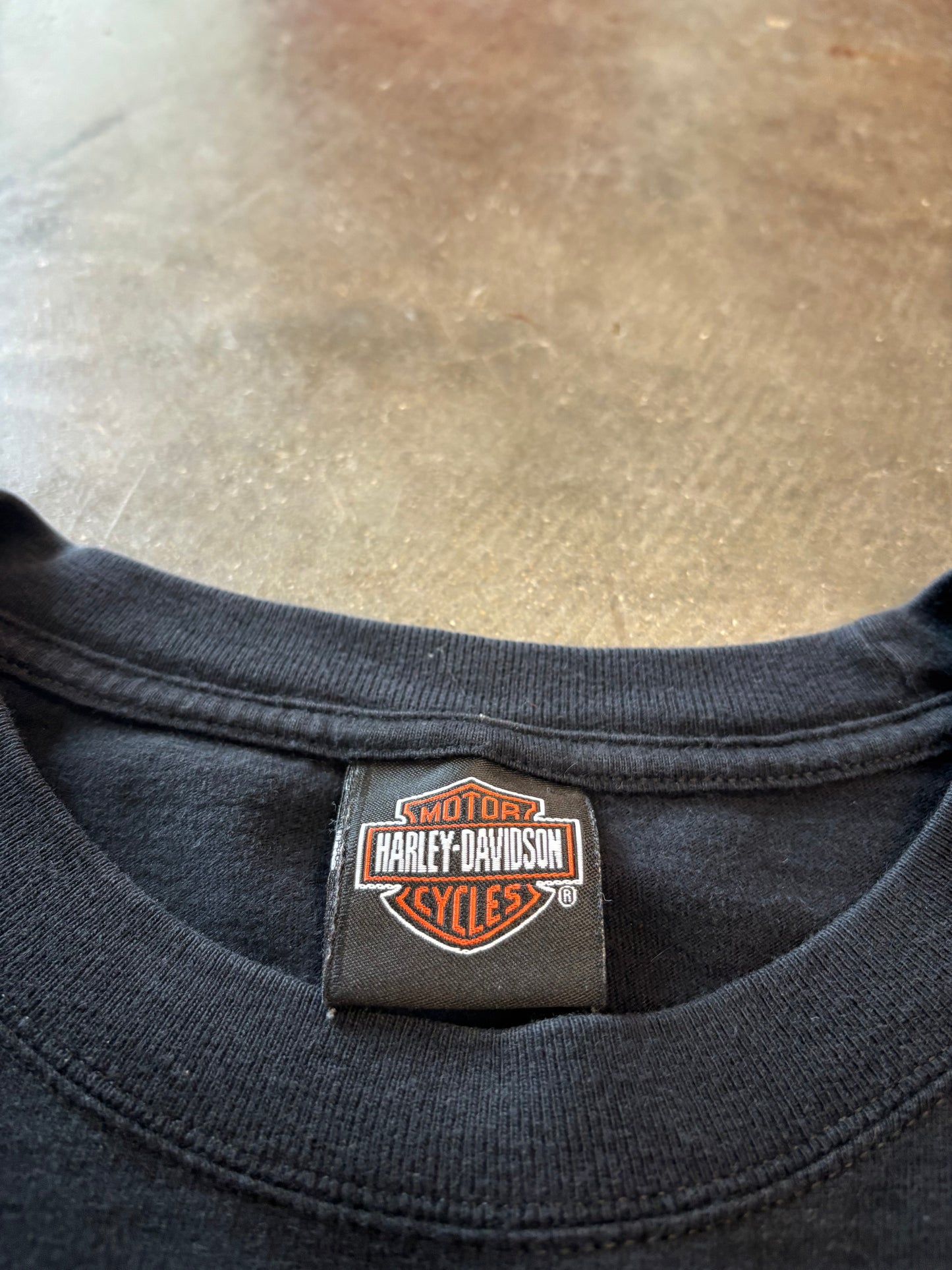 Vintage Harley Davidson Chrome long sleeve size xl