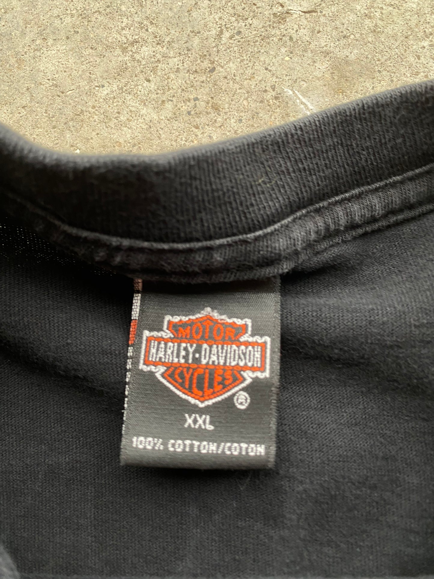 Vintage Harley Davidson Bike week long sleeve size 2XL shirt