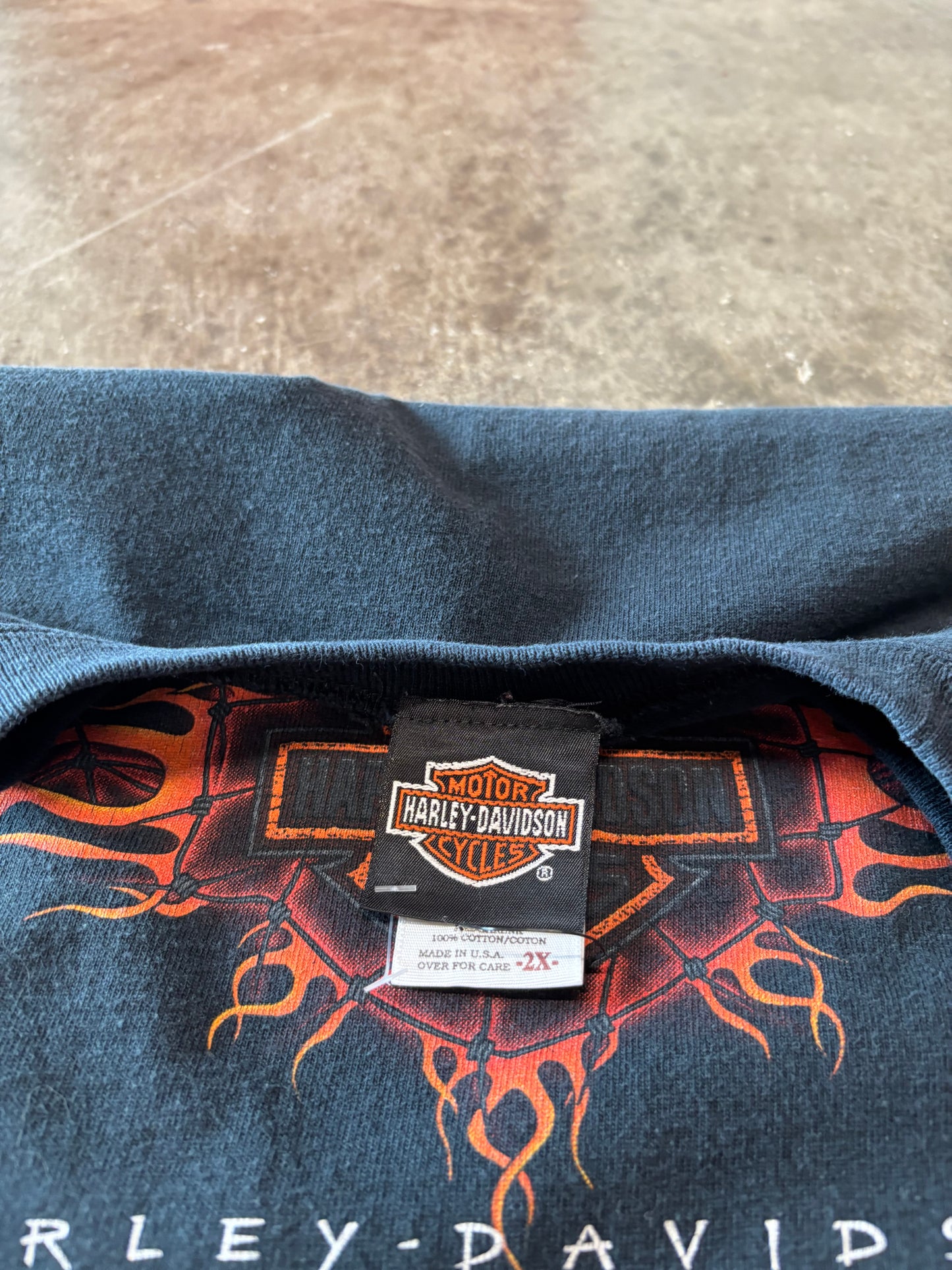 Vintage Harley Davidson Feel the heat long sleeve size xxl