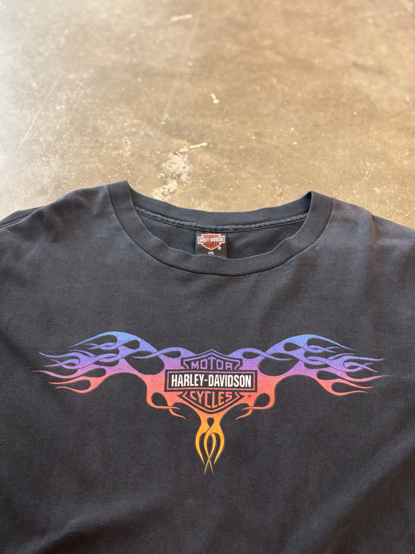 Vintage Harley Davidson Rainbow long sleeve size XXL