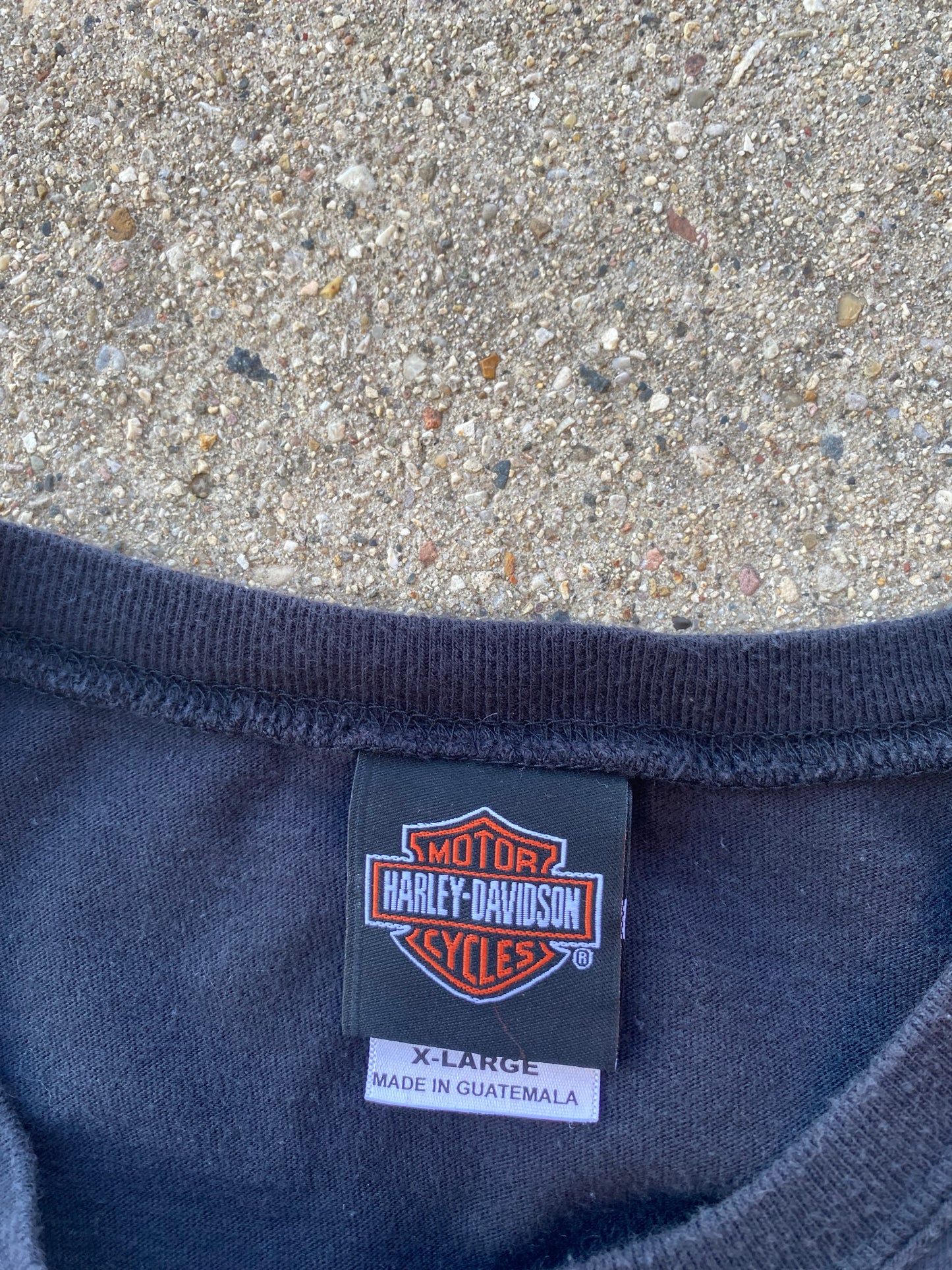 Harley Davidson Chrome Flames long sleeve shirt size extra large
