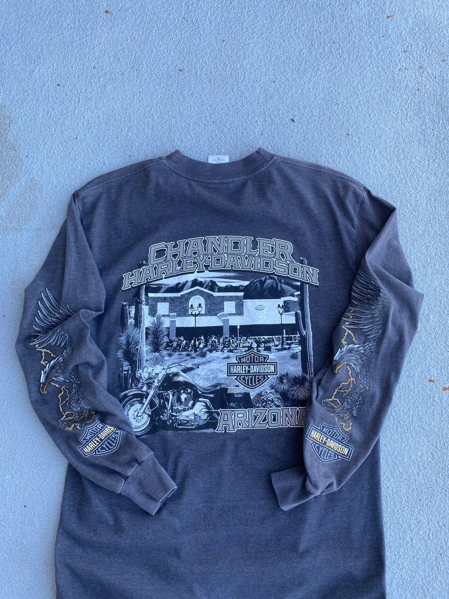 Harley Davidson Lightning Long Sleeve Size Medium