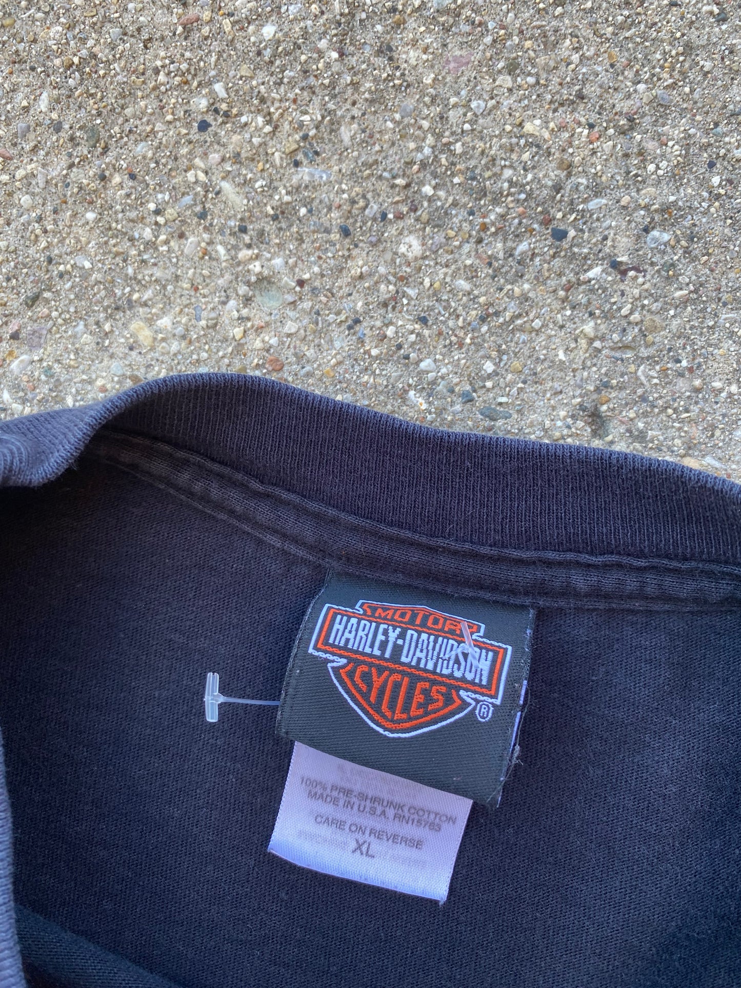 Harley Davidson Pocket shirt flame long sleeve size extra large shirt