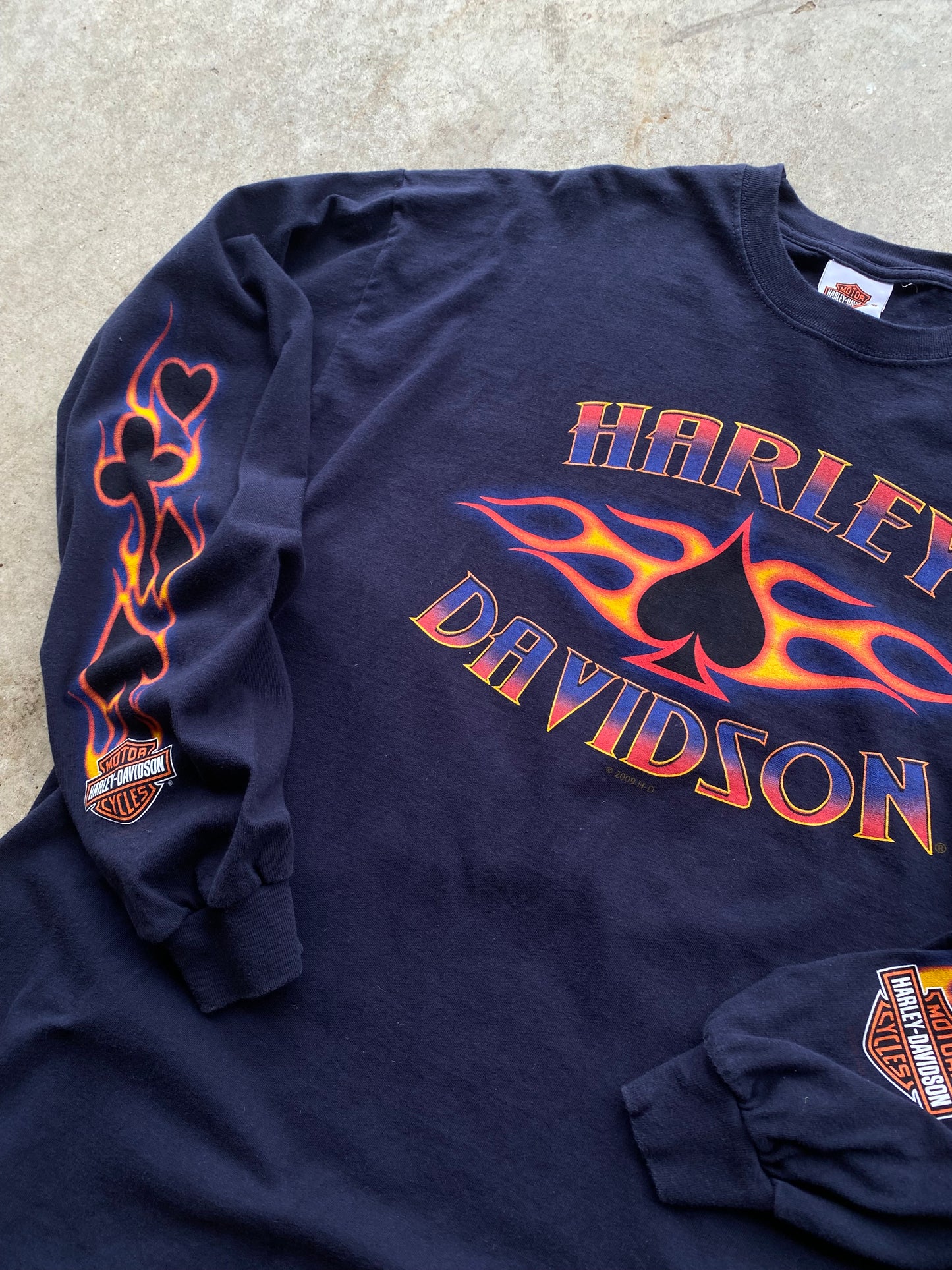 Harley Davidson Poker long sleeve shirt size XXL