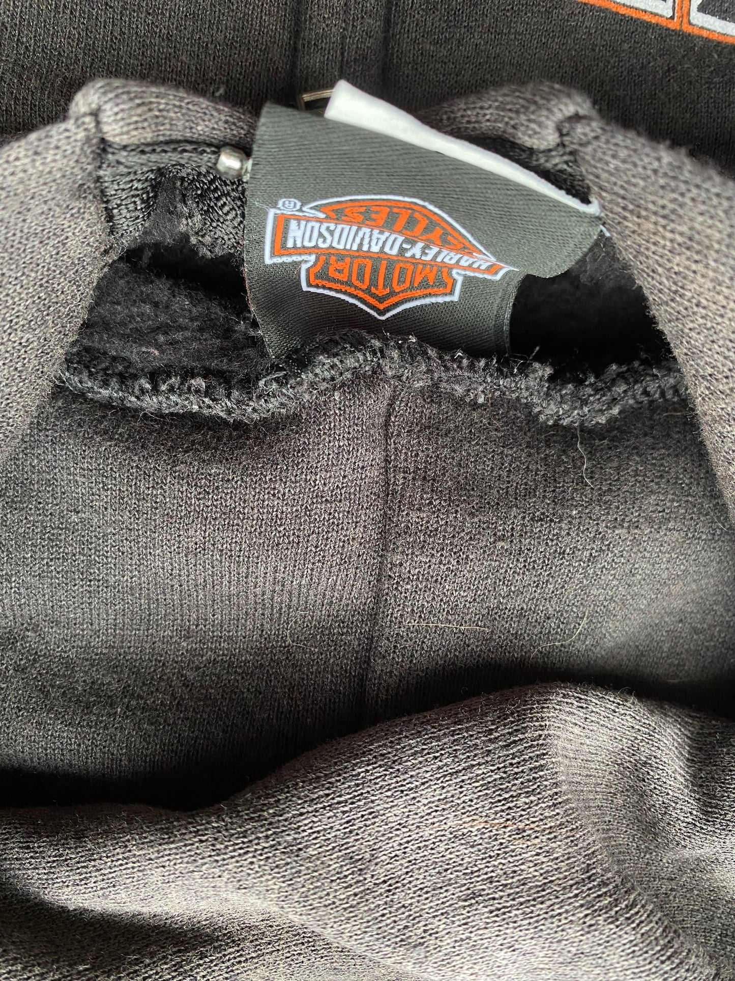 Faded out Harley Davidson Zip Up size large