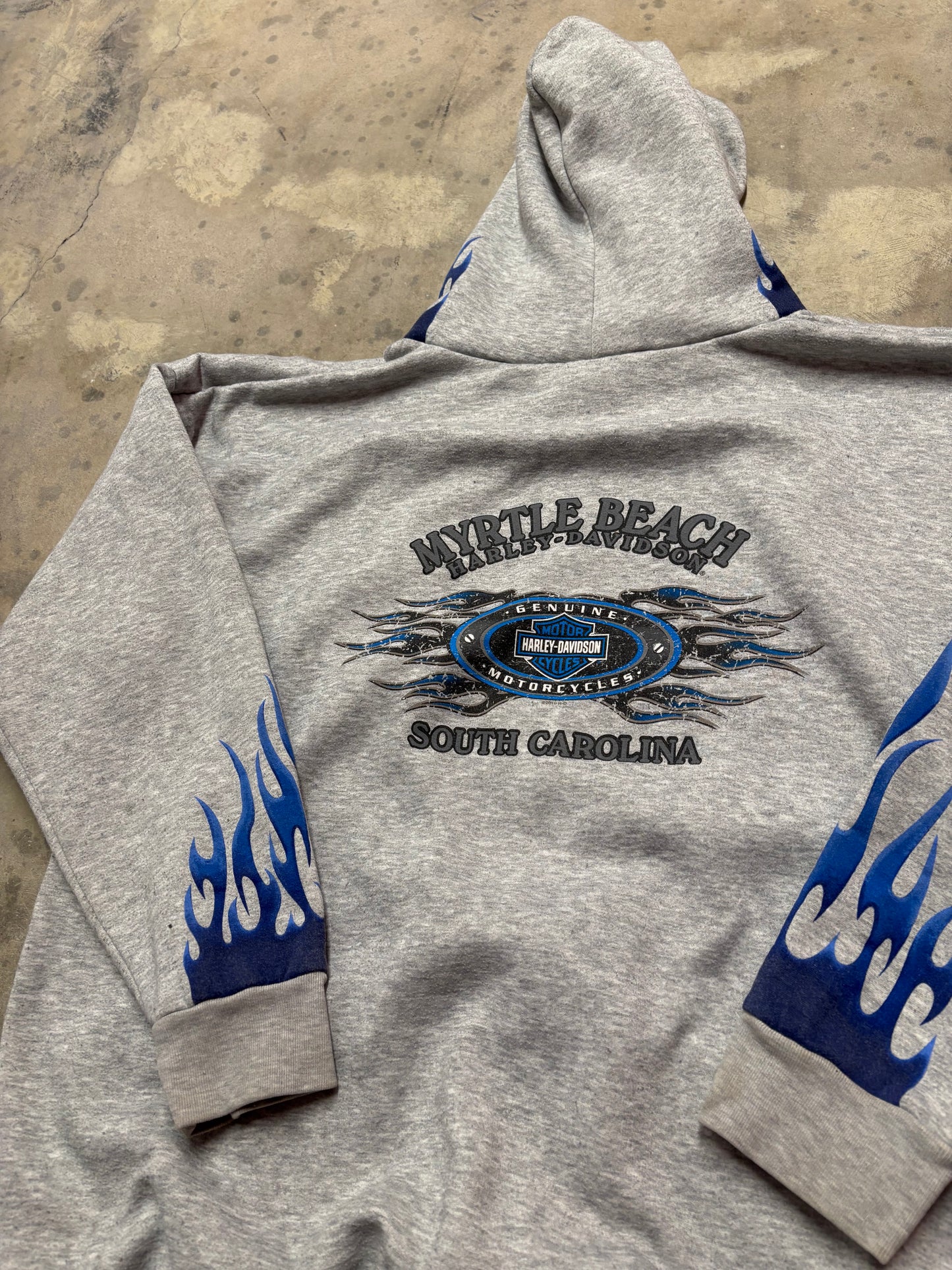 Harley Davidson Big Dawg Keebron zip up hoodie size XXXL