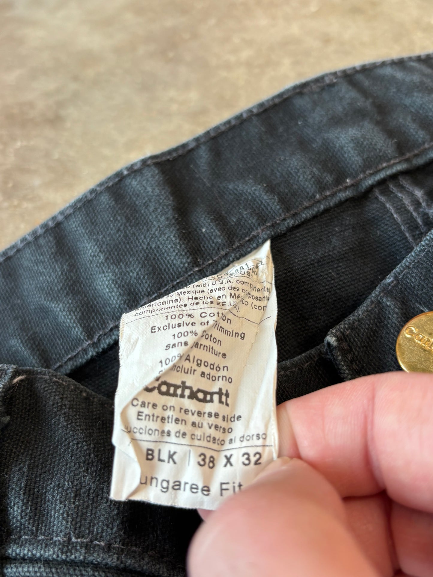 Carhartt black double knees