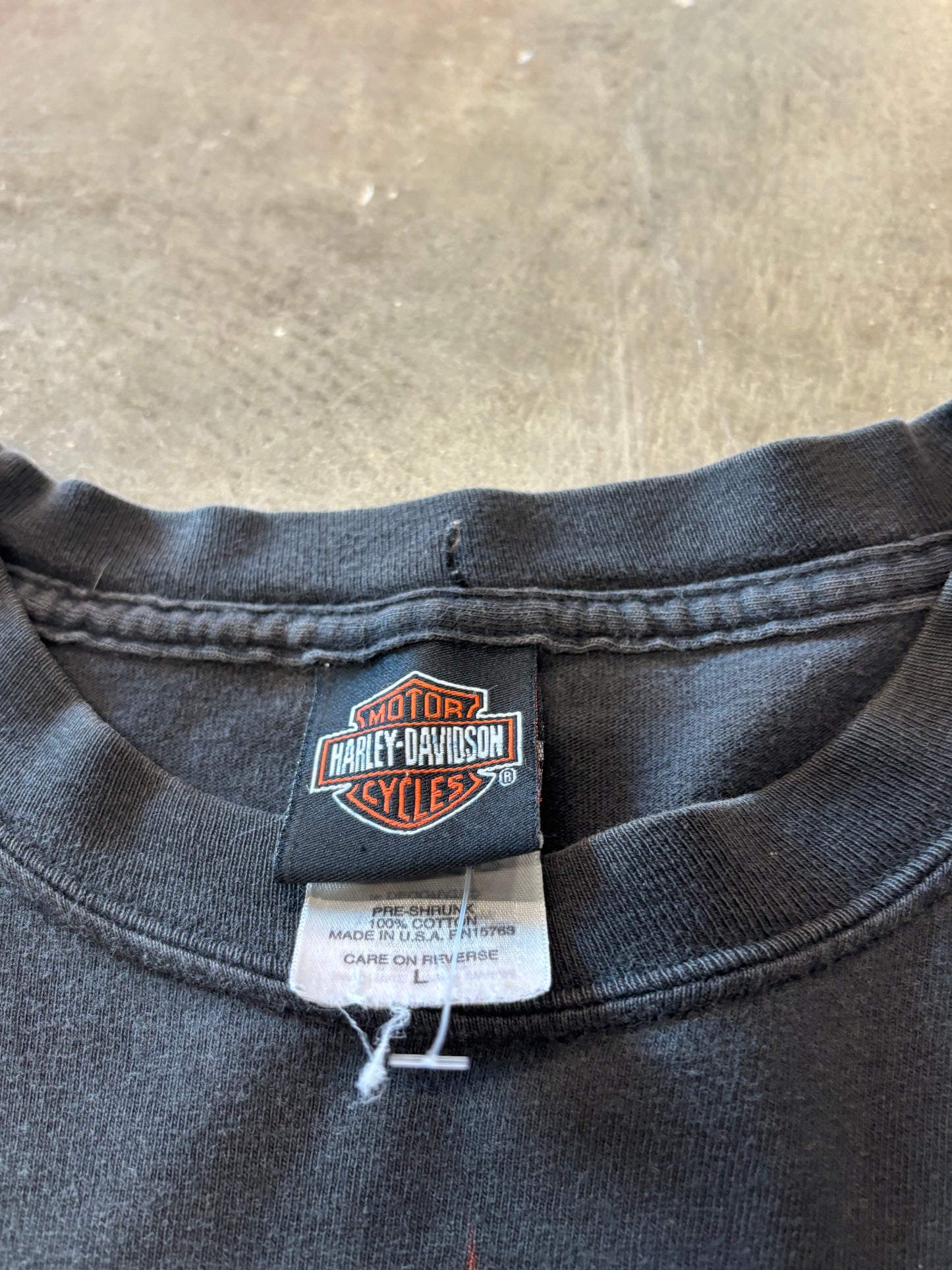 Vintage Harley Davidson claw long sleeve size large