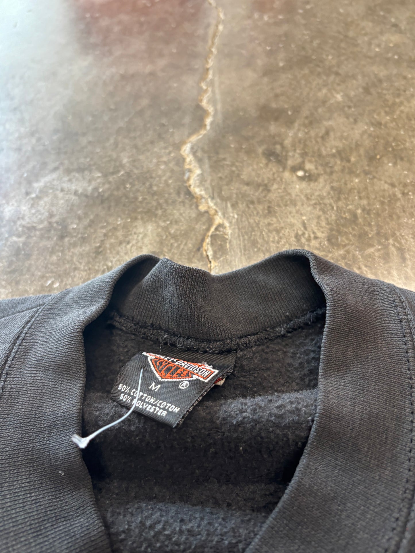 Vintage Harley Davidson Rainbow flame sweatshirt size medium