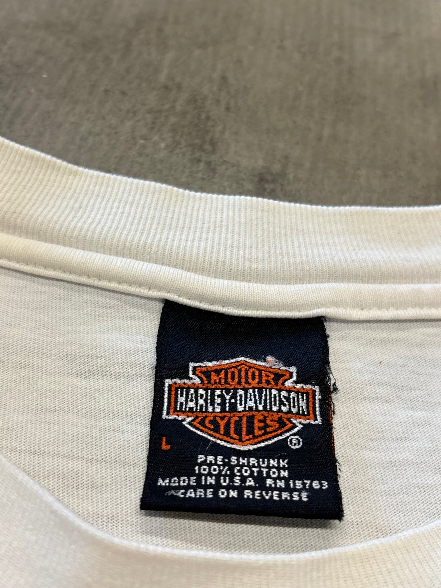 Vintage Harley Davidson Feel the heat long sleeve size large