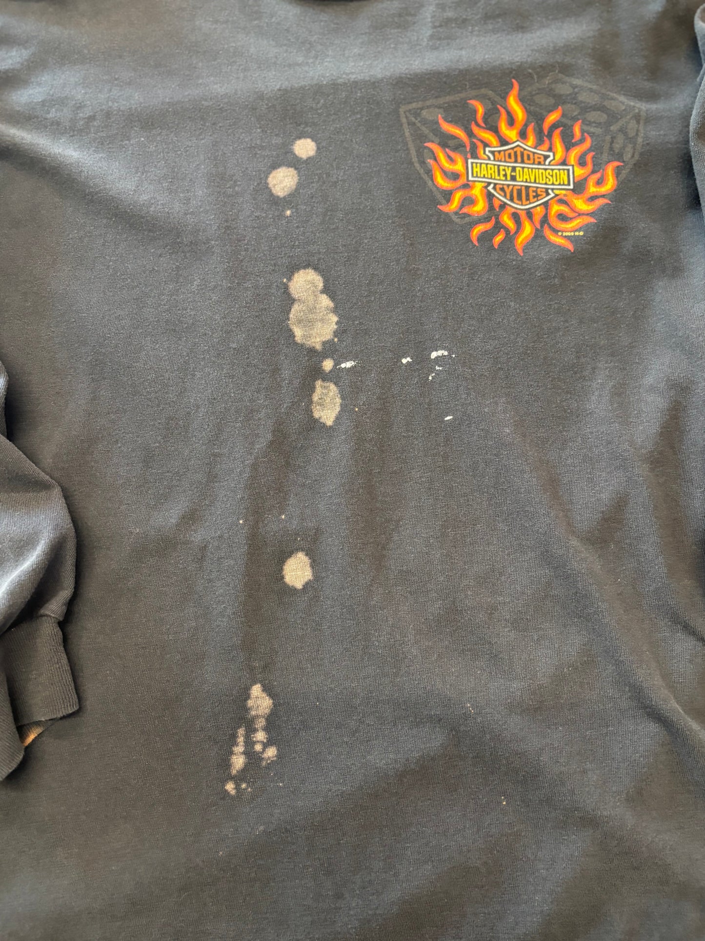 Vintage Harley Davidson Dice long sleeve size medium
