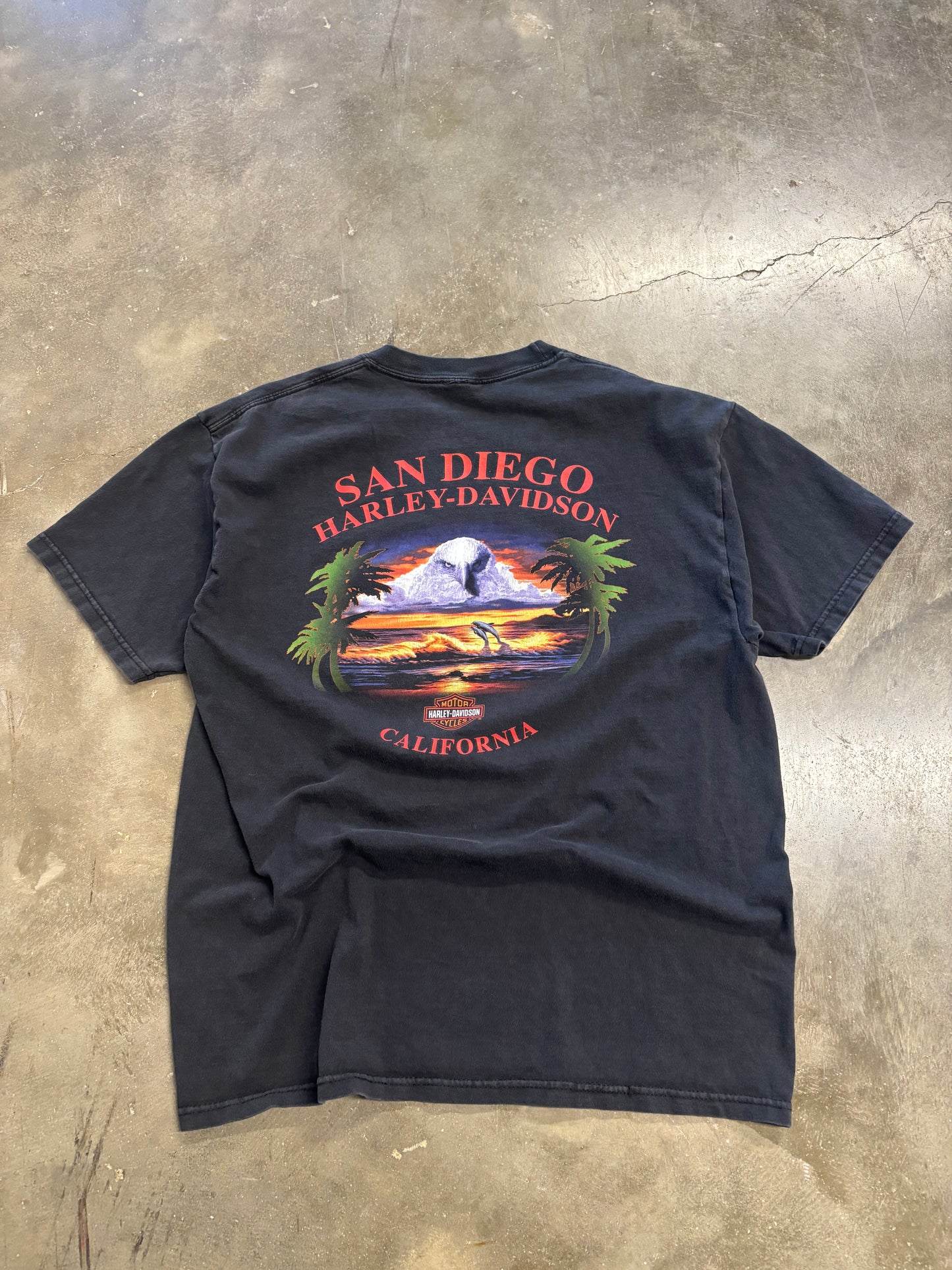 Vintage Harley Davidson Gargoyle shirt size large