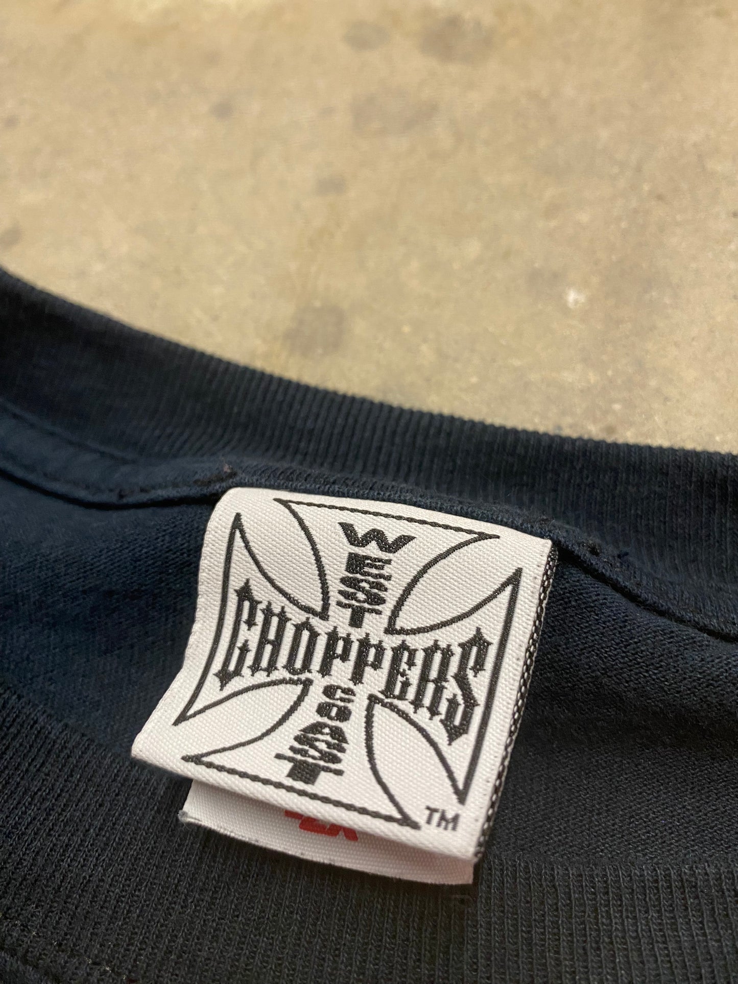 Vintage West Coast Choppers Red Logo shirt size XXL
