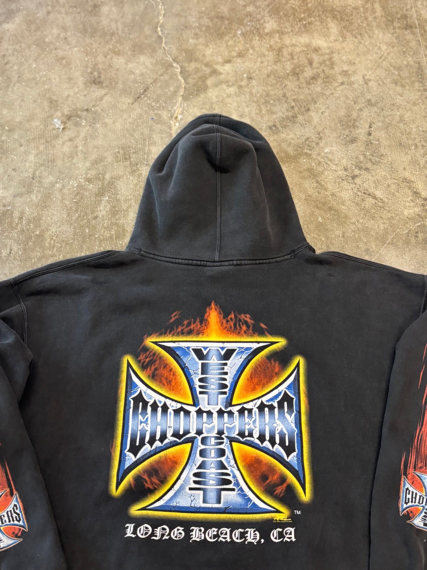 Vintage West Coast Choppers Hoodie size extra large