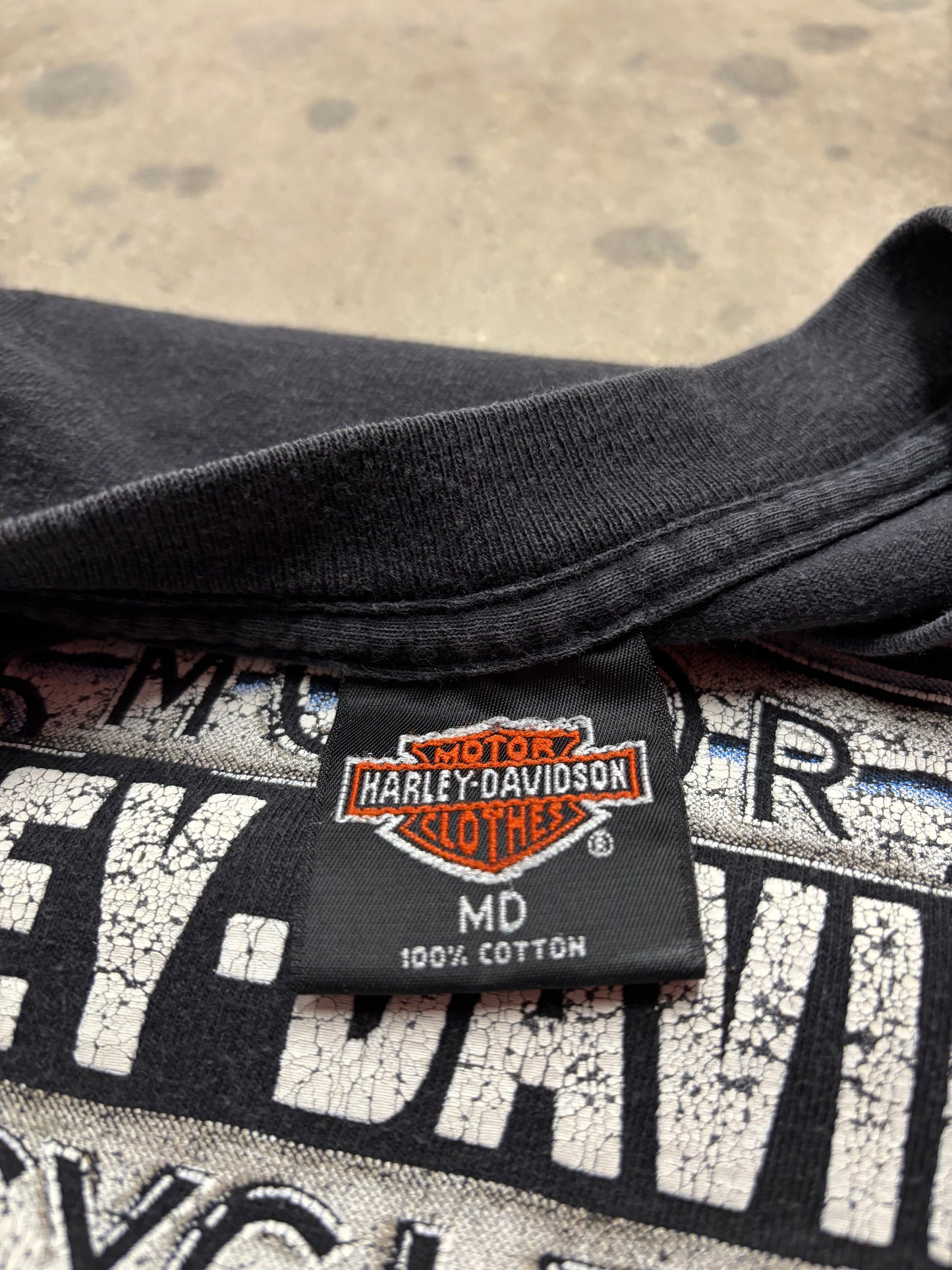 Vintage V TWIN Harley Davidson long sleeve shirt size medium