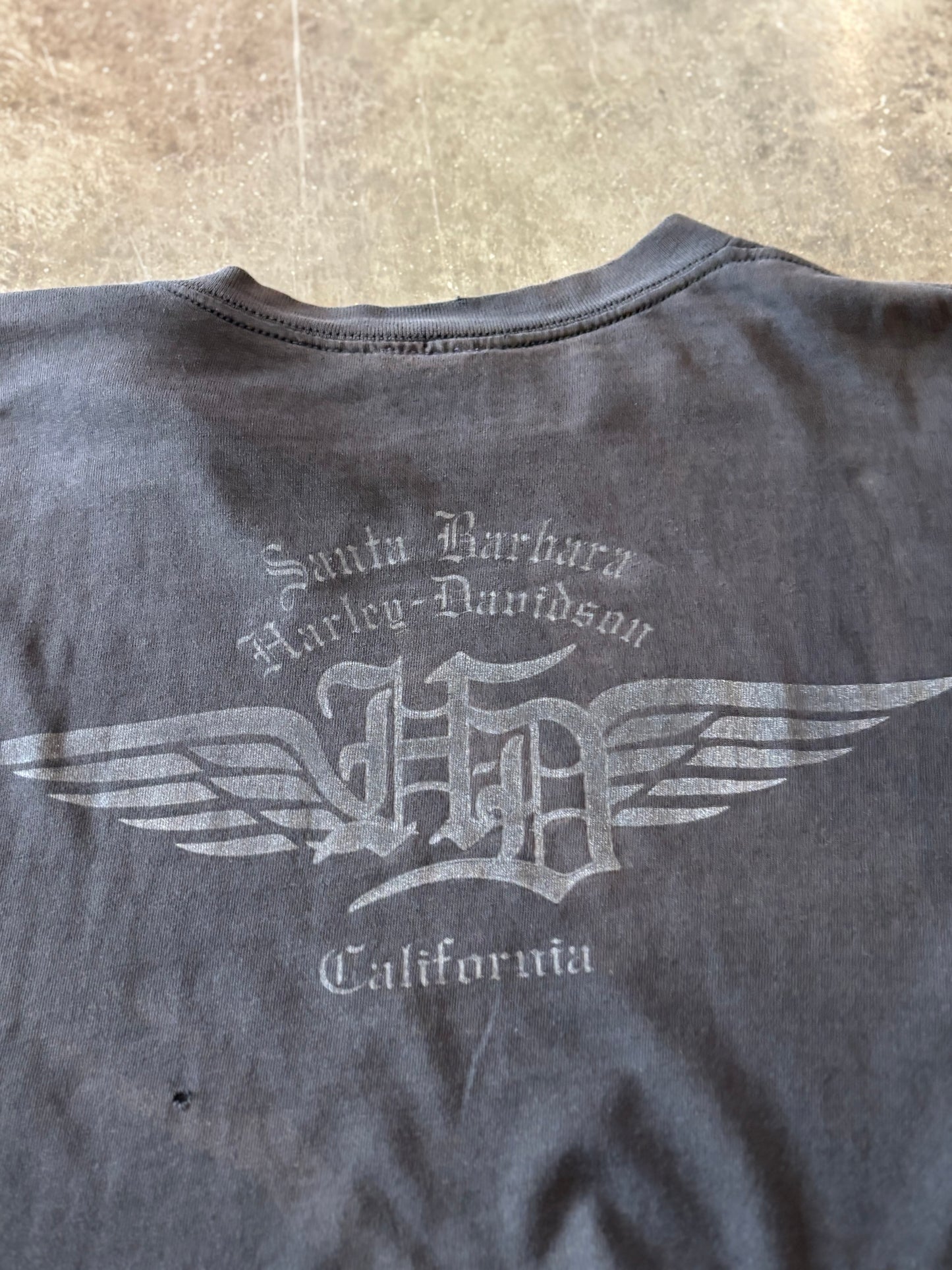 Vintage Harley Davidson Barbed Wire long sleeve size xxl