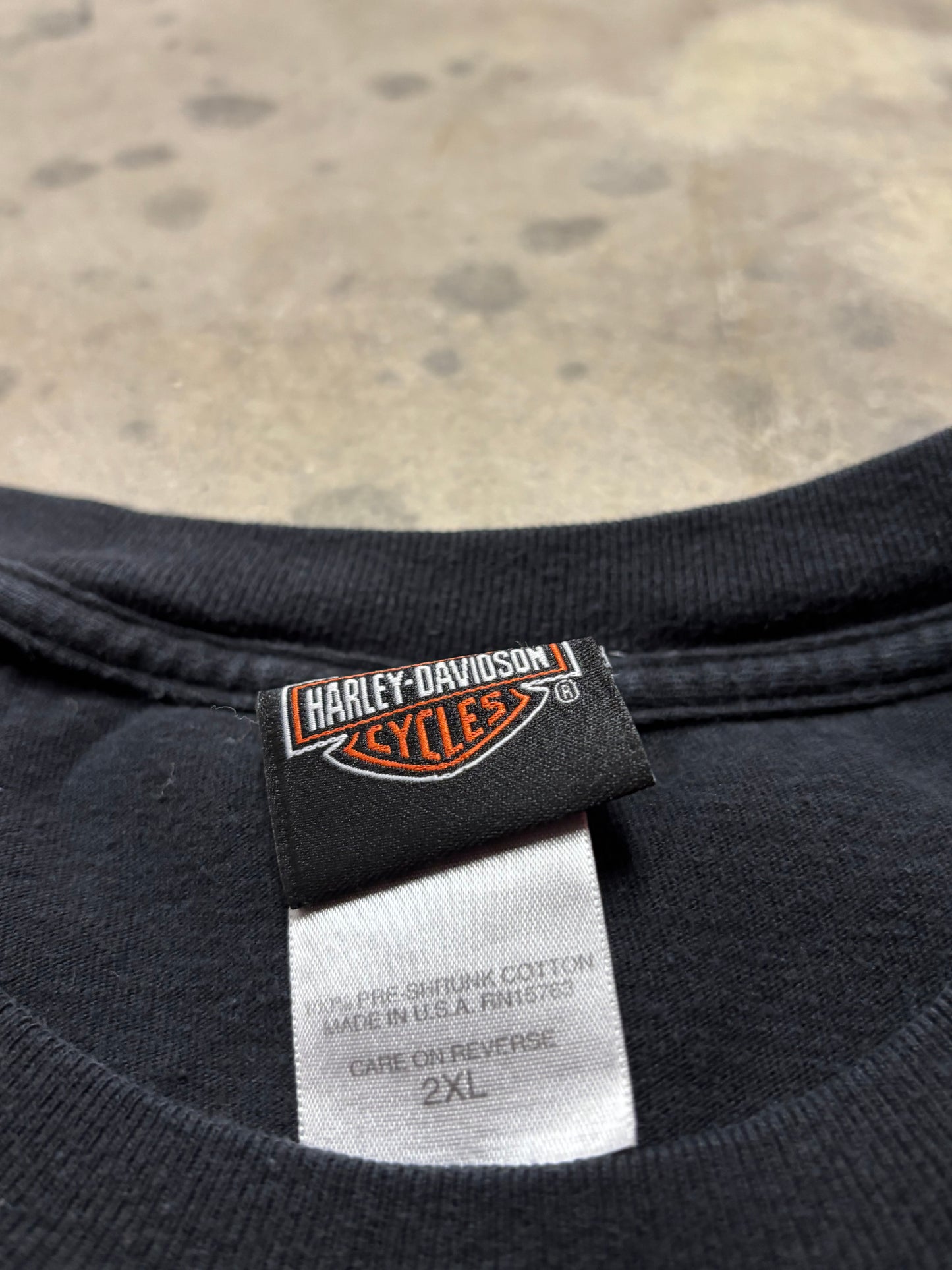 Vintage Harley Davidson long sleeve bones shirt size XXL