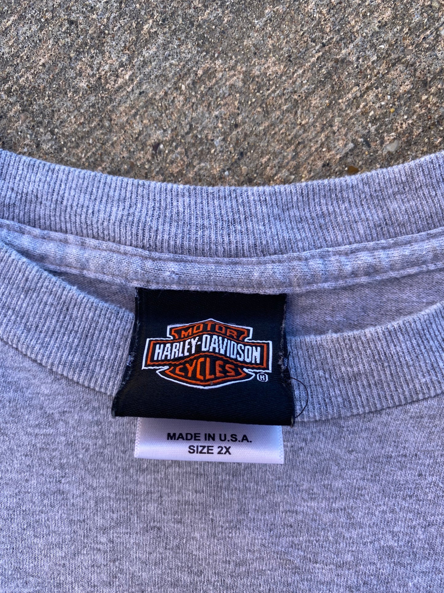 Harley Davidson Gray long sleeve size 2xL