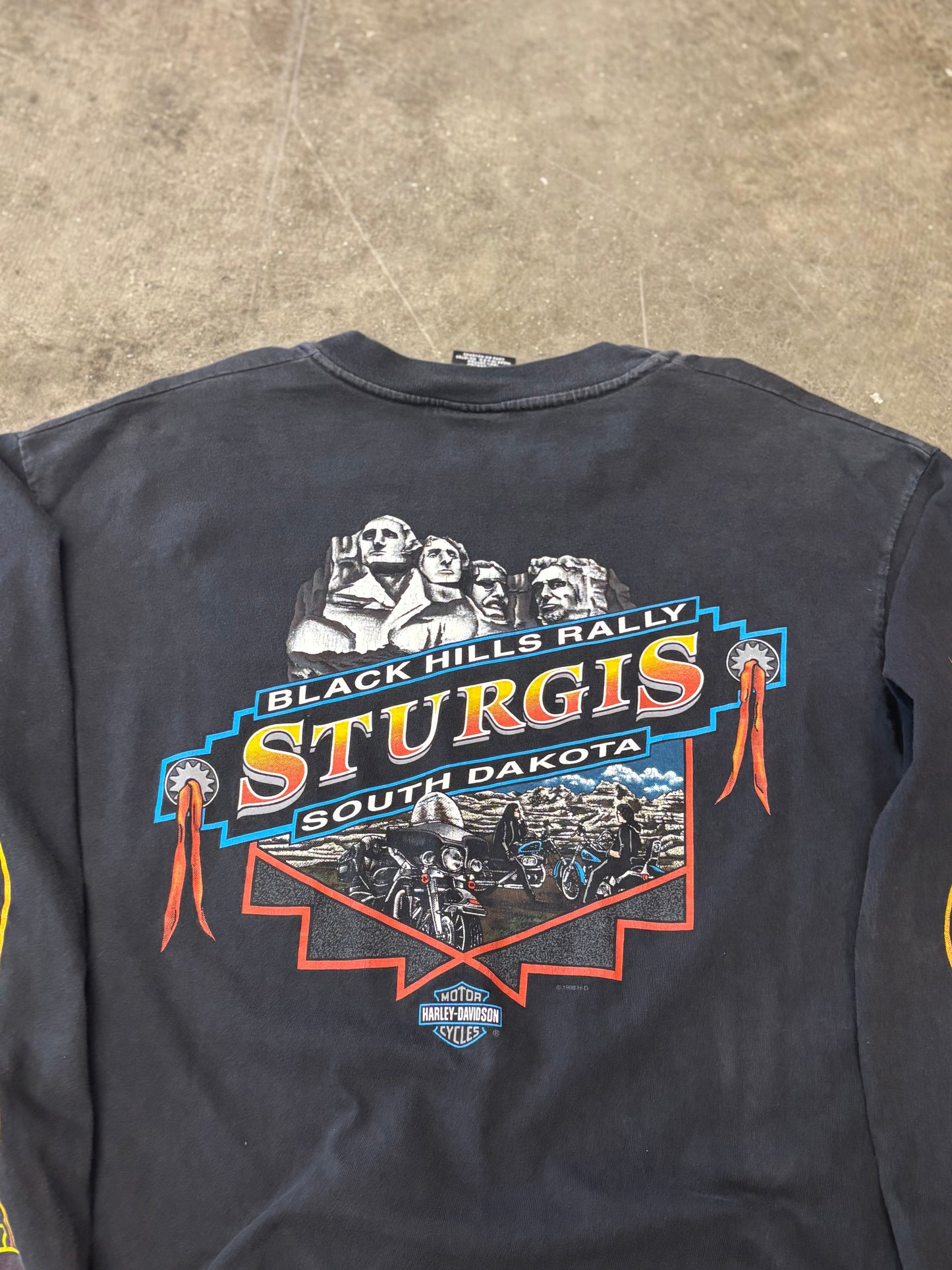 Vintage Harley Davidson Sturgis long sleeve size large