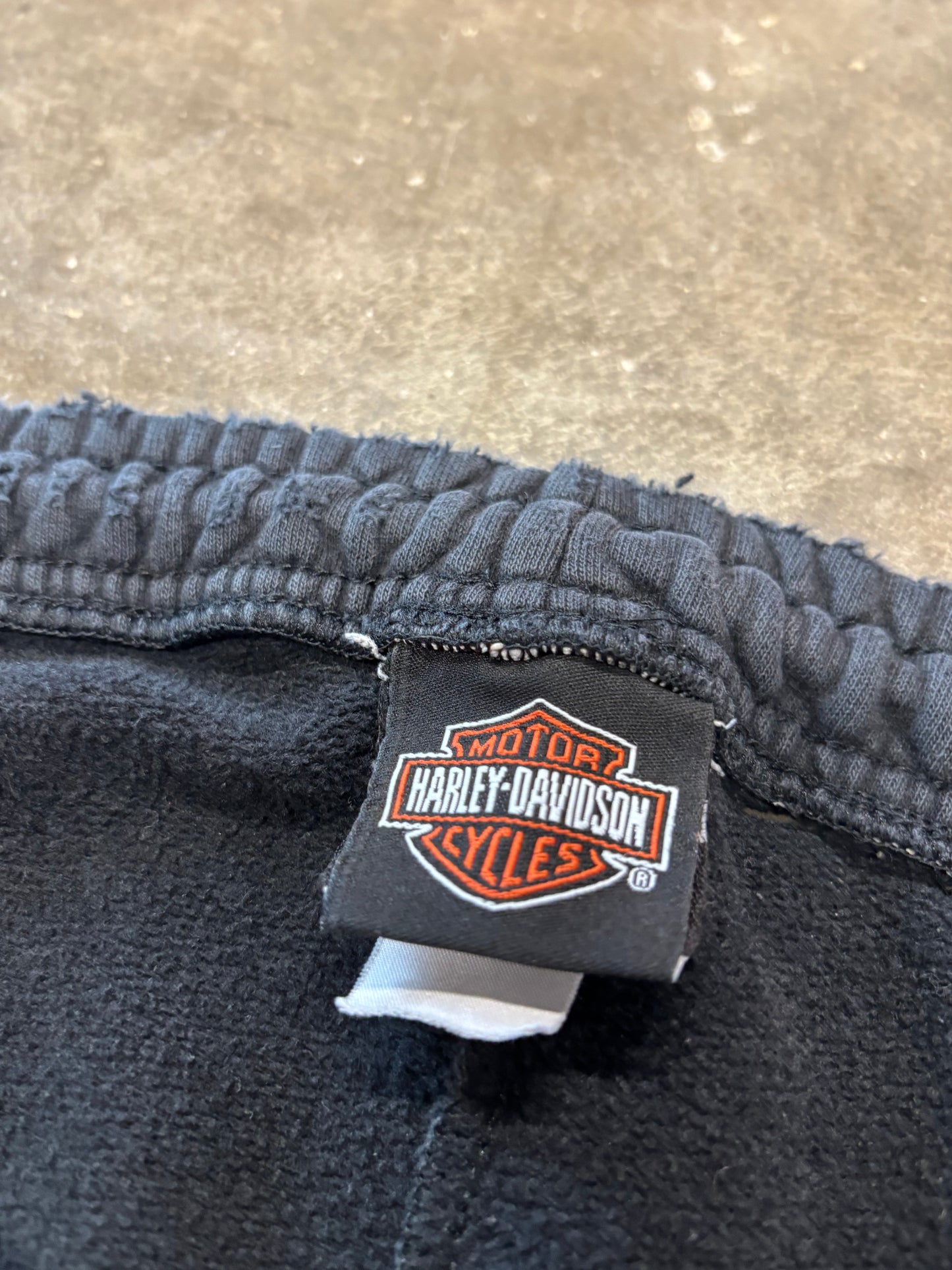 Vintage Harley Davidson Lightning flame sweatpants size xxl