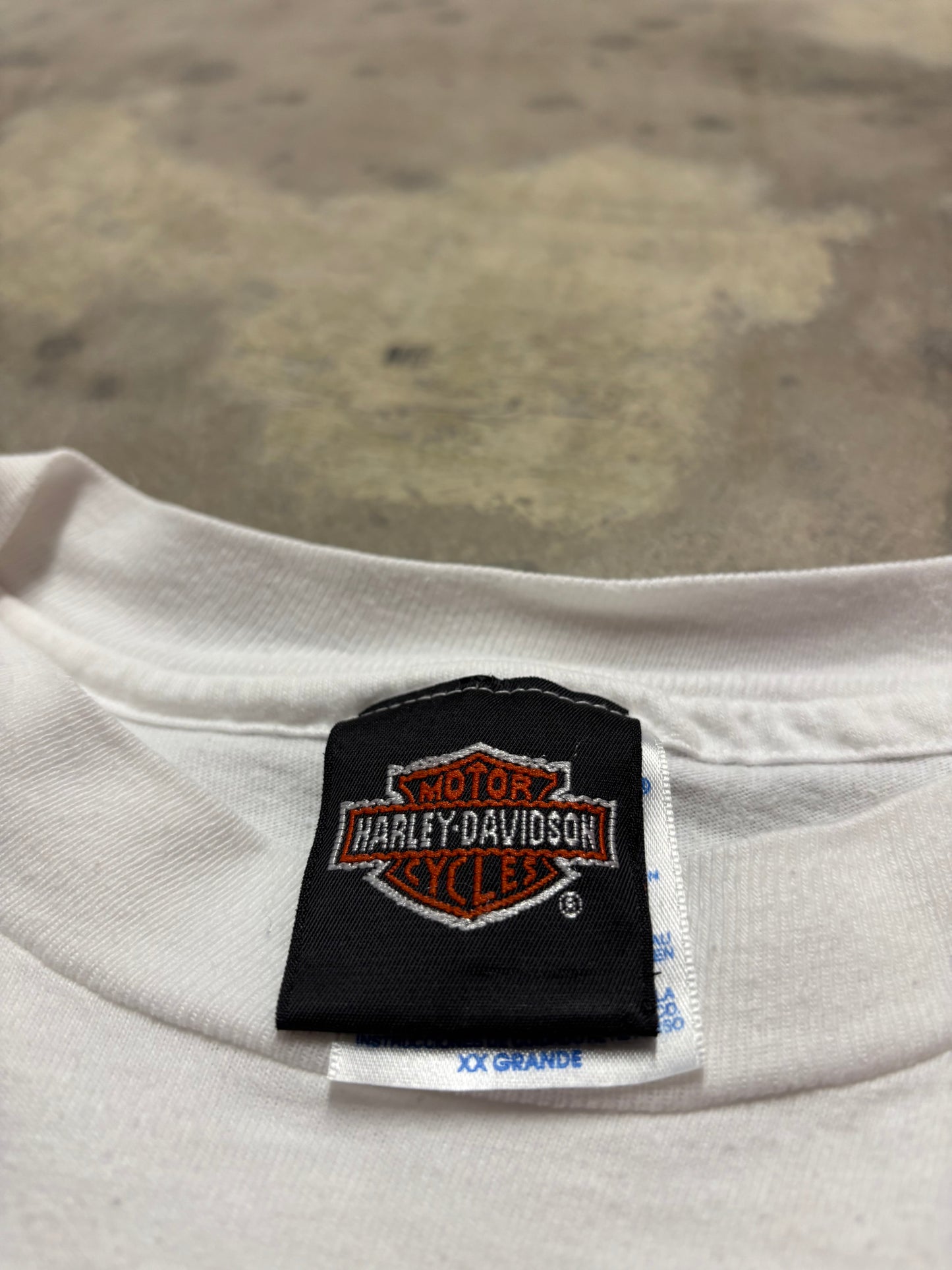 Vintage Harley Davidson flame long sleeve shirt size XXL