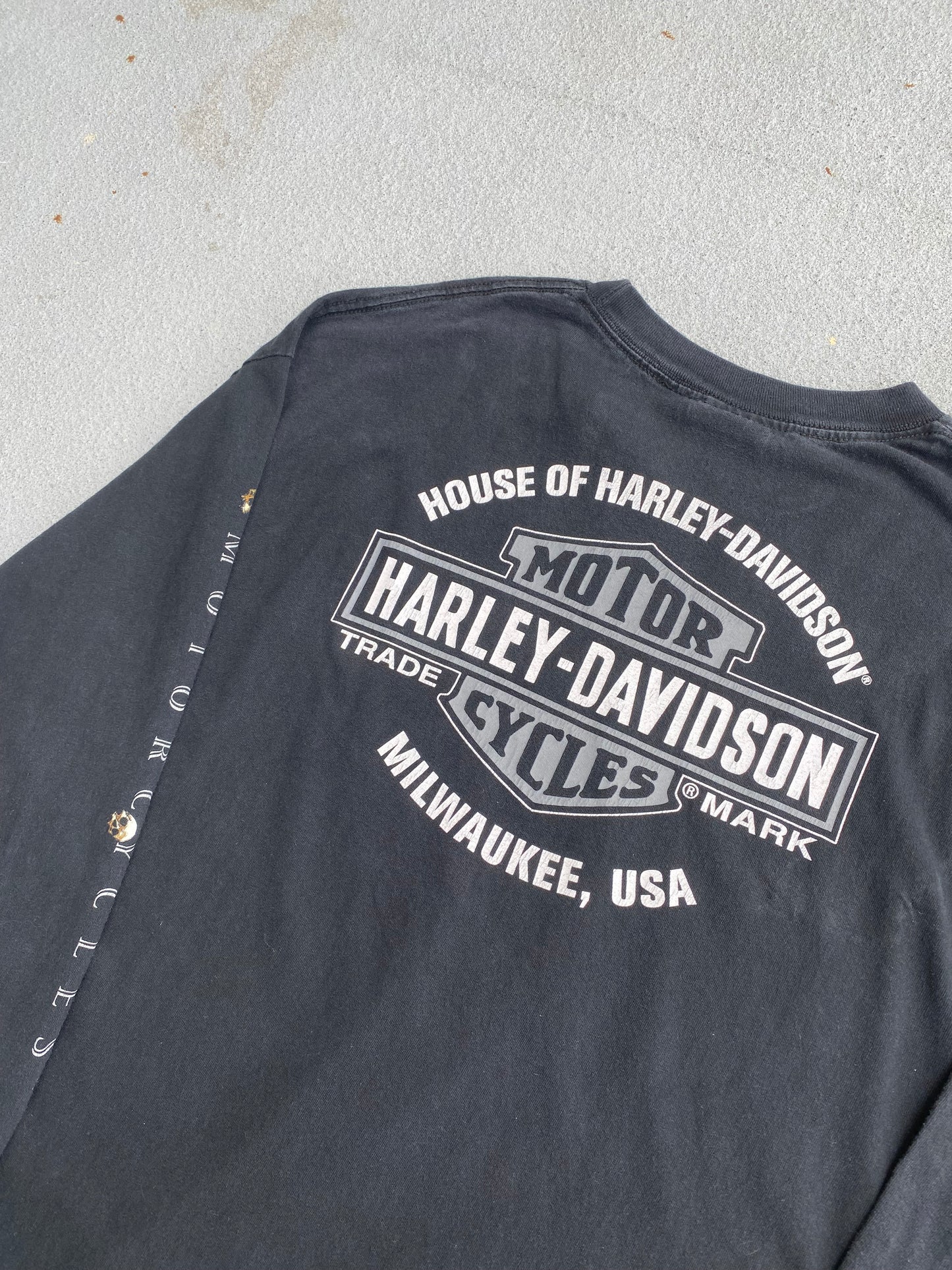 Harley Davidson Skull Longsleeve size XL
