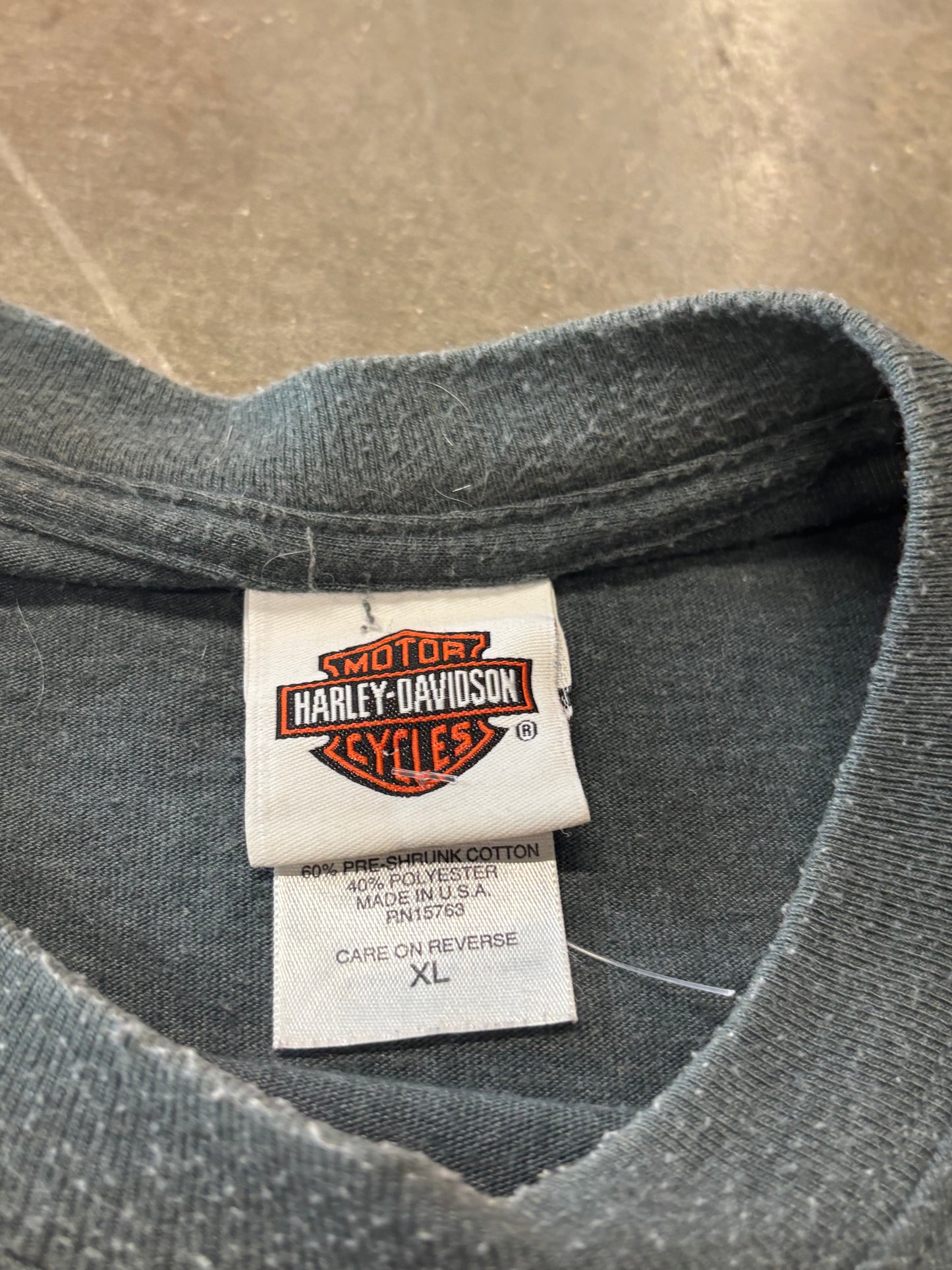 Harley Davidson 2000’s Flame long sleeve shirt size XL