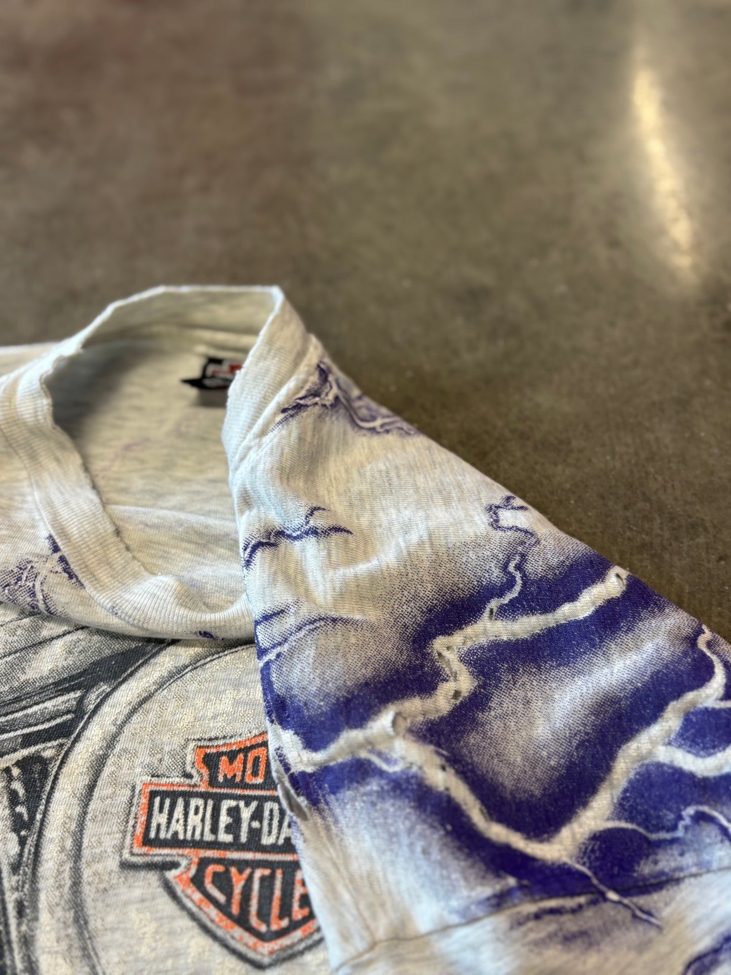 Vintage Harley Grey Lightning size large
