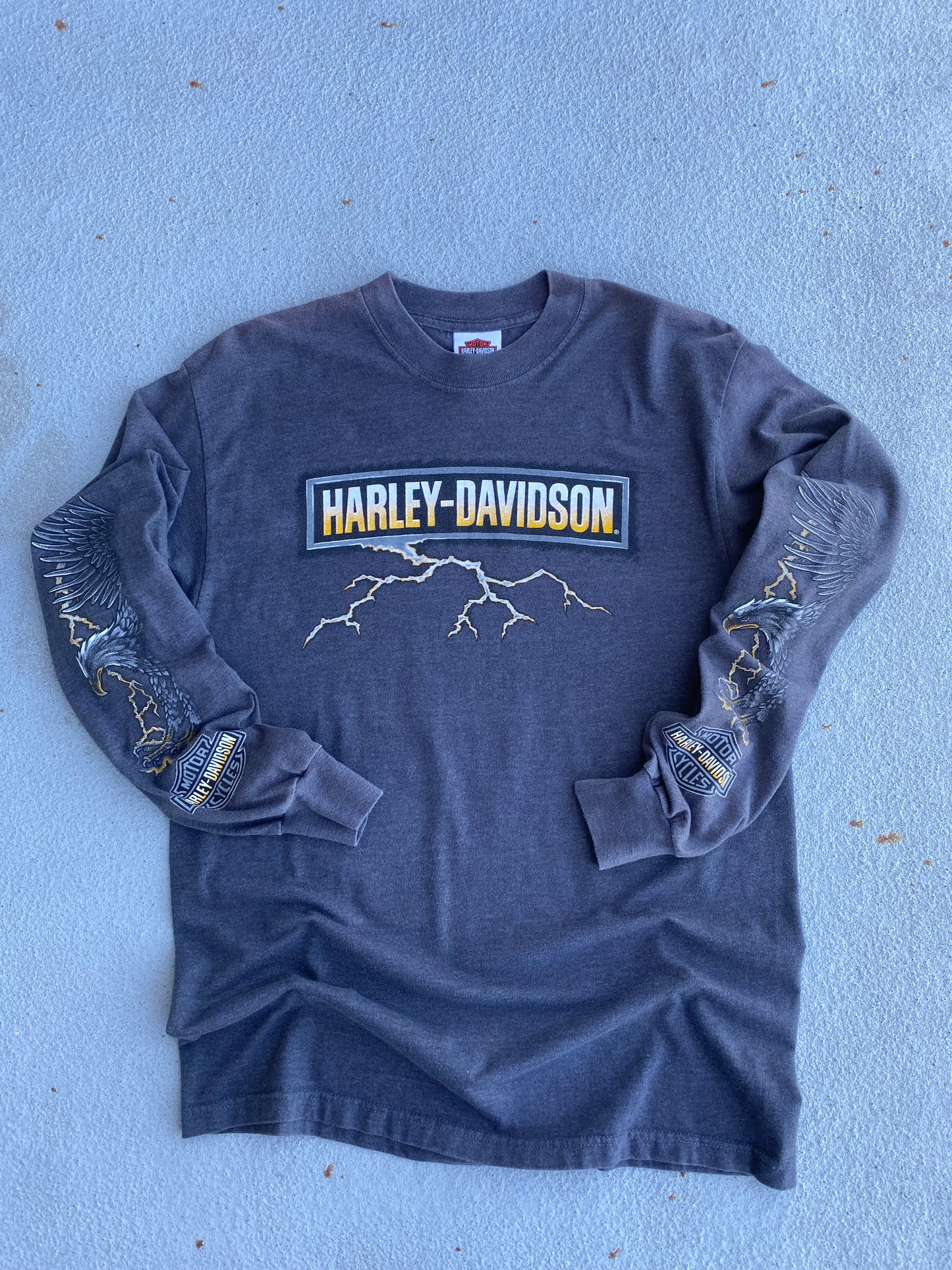 Harley Davidson Lightning Long Sleeve Size Medium