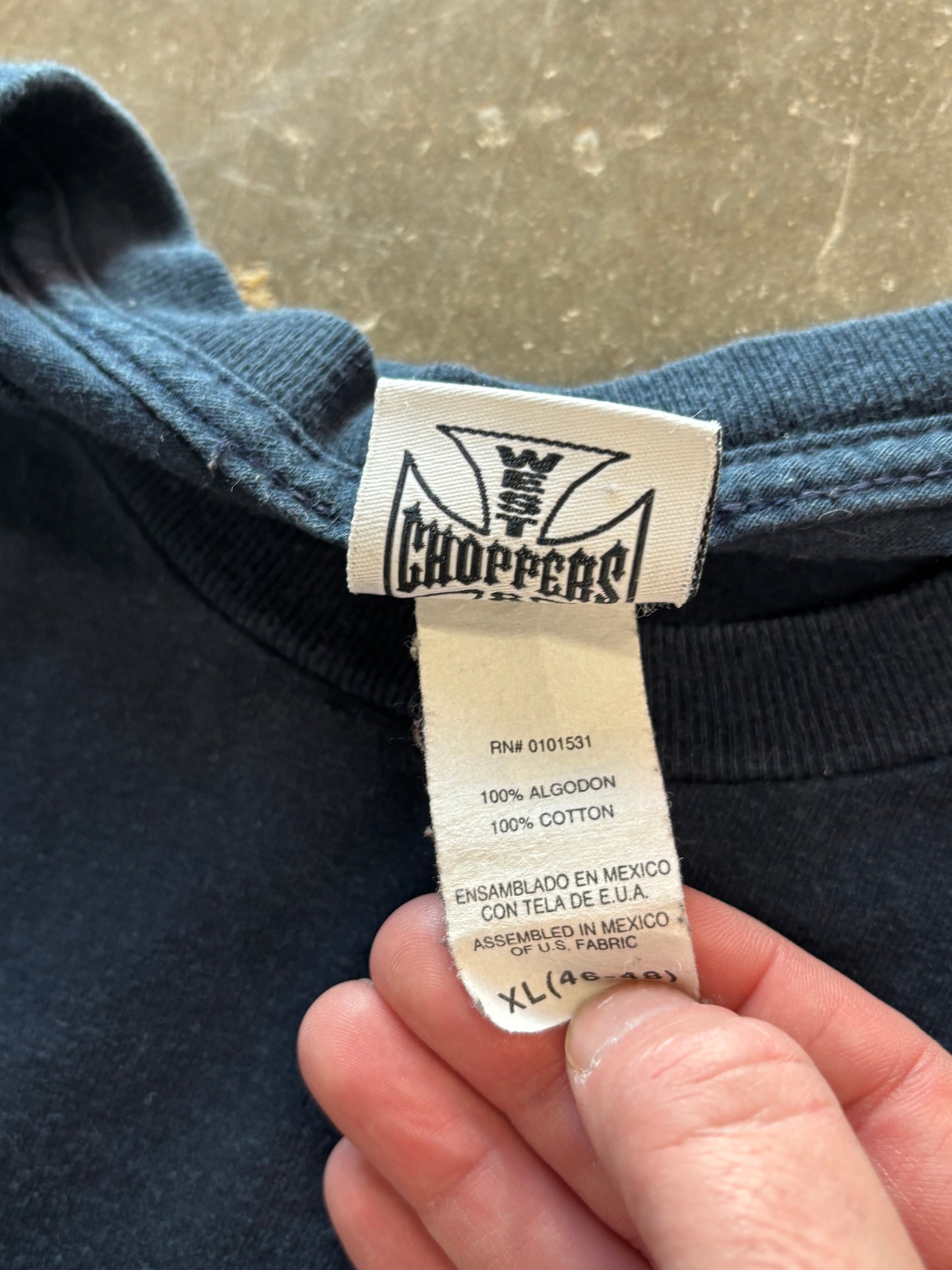 Vintage WCC script long sleeve size xl