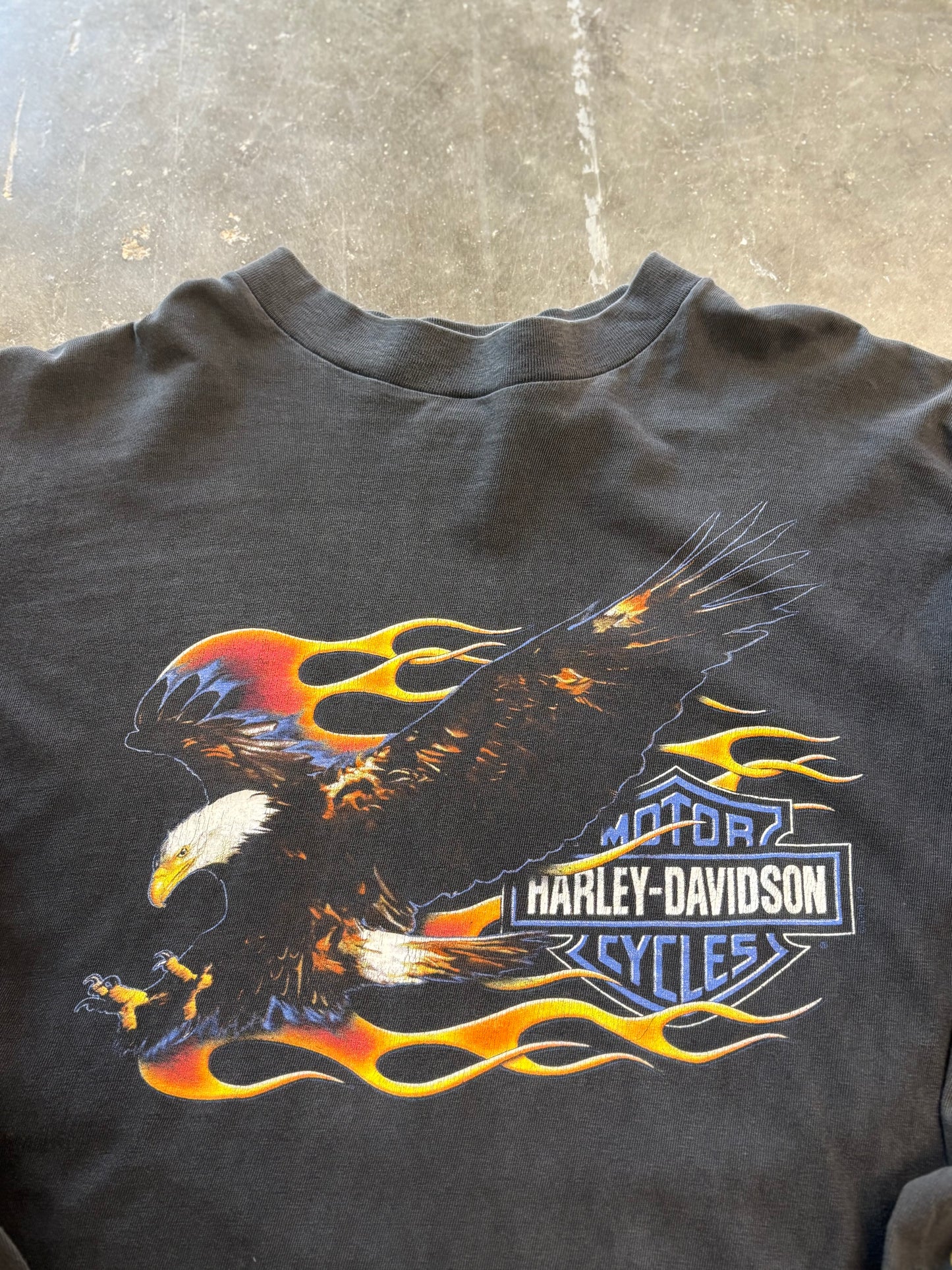 Vintage Harley Davidson Eagle shirt size large