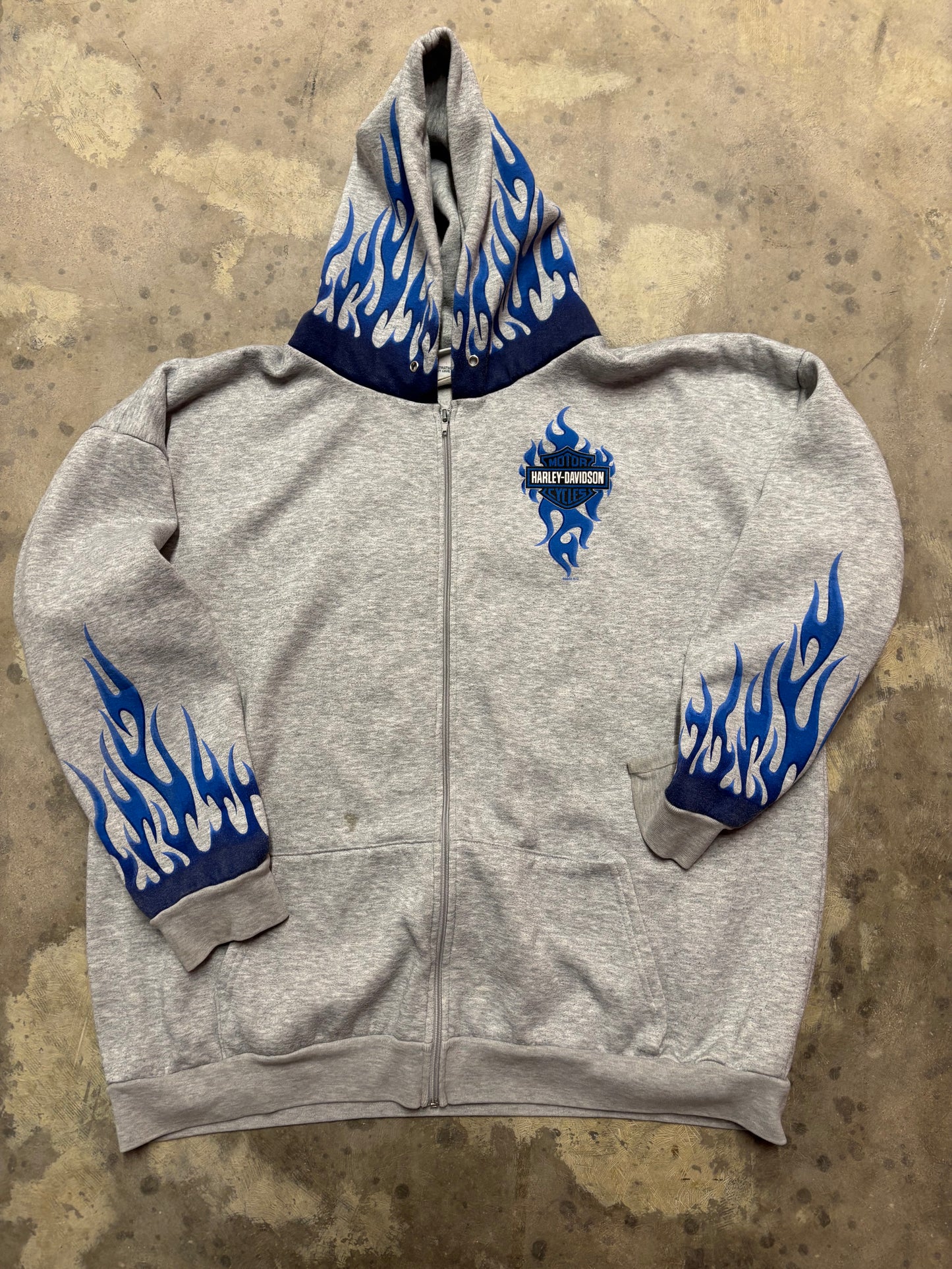 Harley Davidson Big Dawg Keebron zip up hoodie size XXXL
