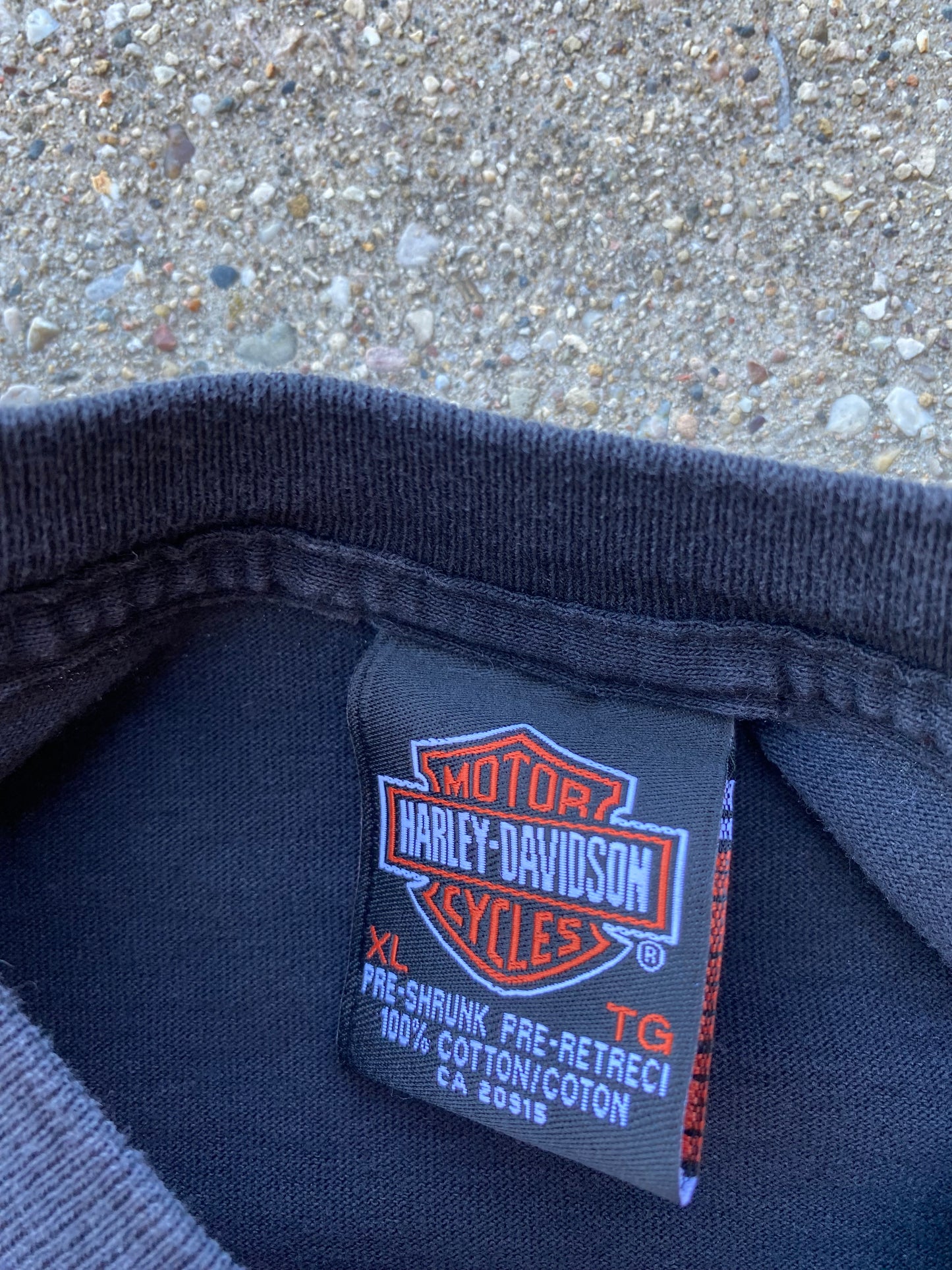 Vintage Harley Davidson Flaming shovel head shirt size extra large