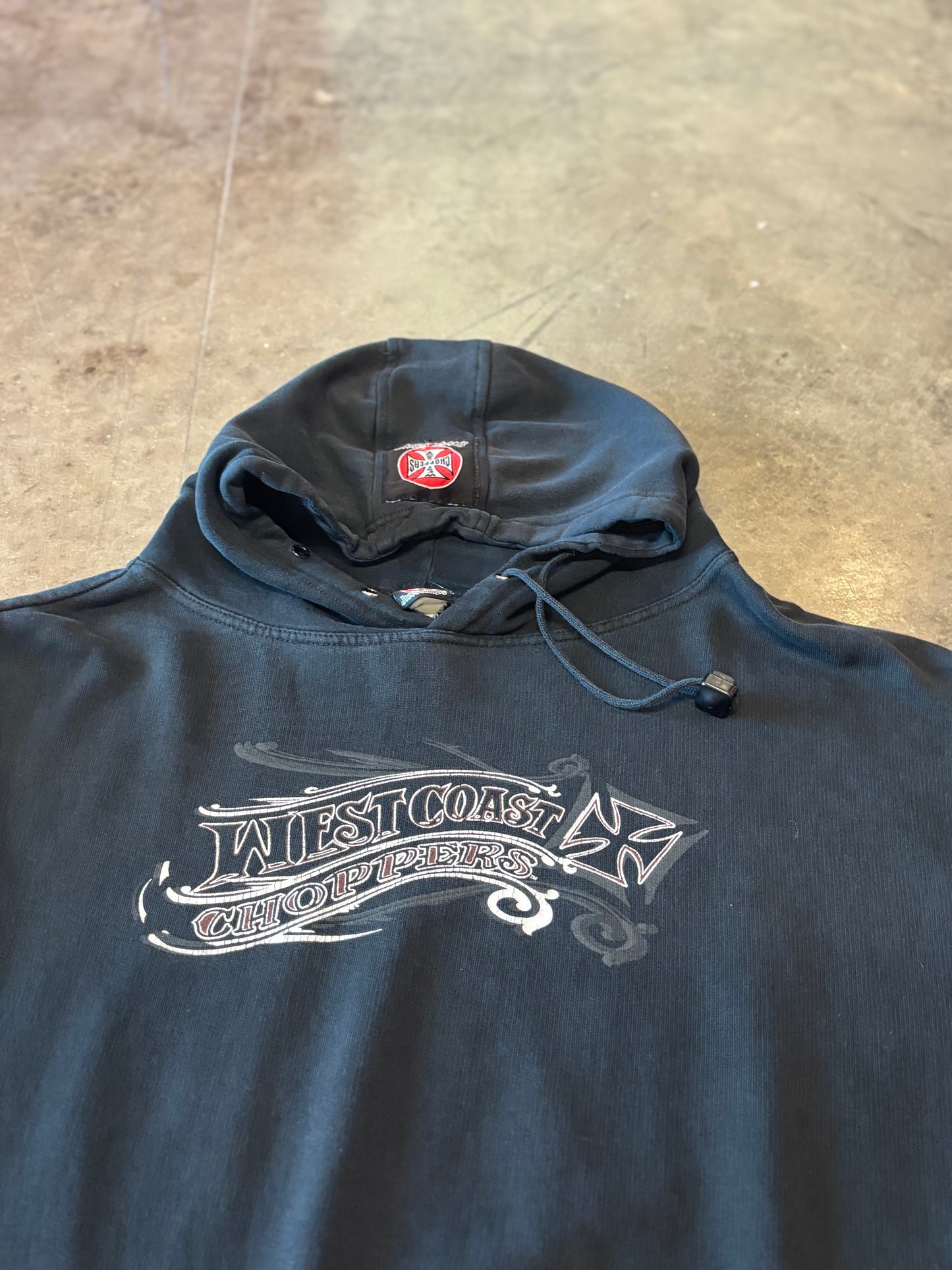Vintage West Coast Choppers boxy hoodie size xxl