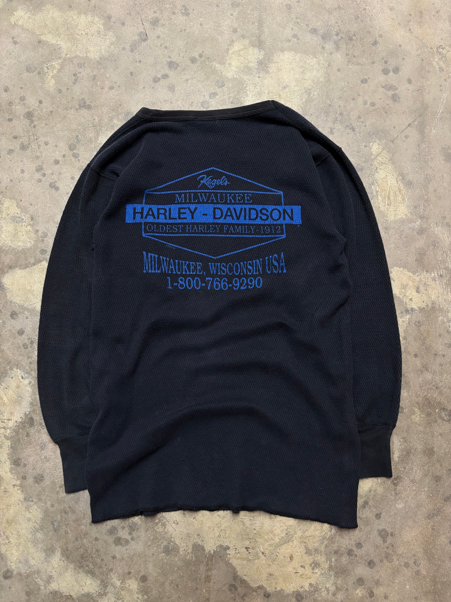 Vintage Harley Davidson purple lightning thermal size XXXL