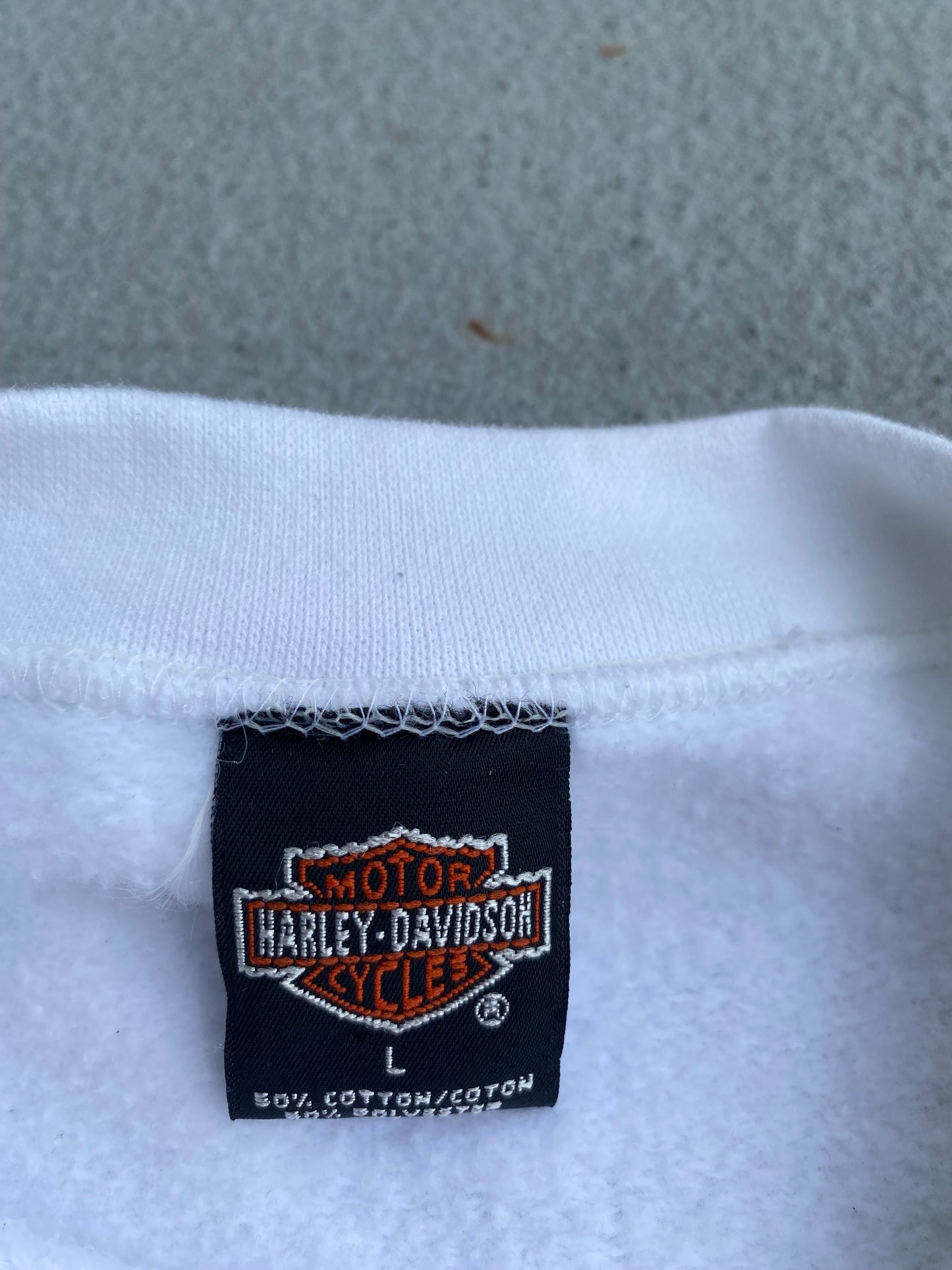 Vintage Harley Davidson Eagle Sweatshirt Size Large