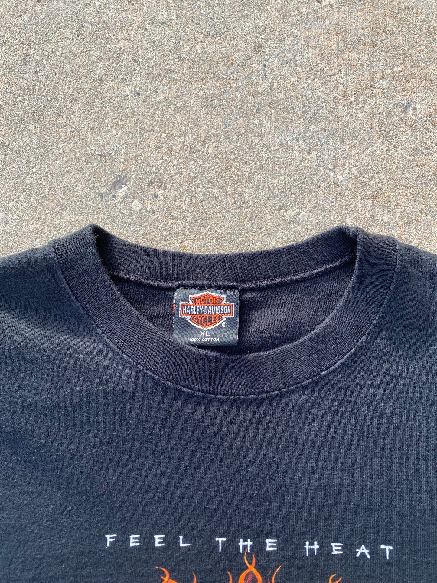 Vintage Harley Davidson Barb wired long sleeve Size XL