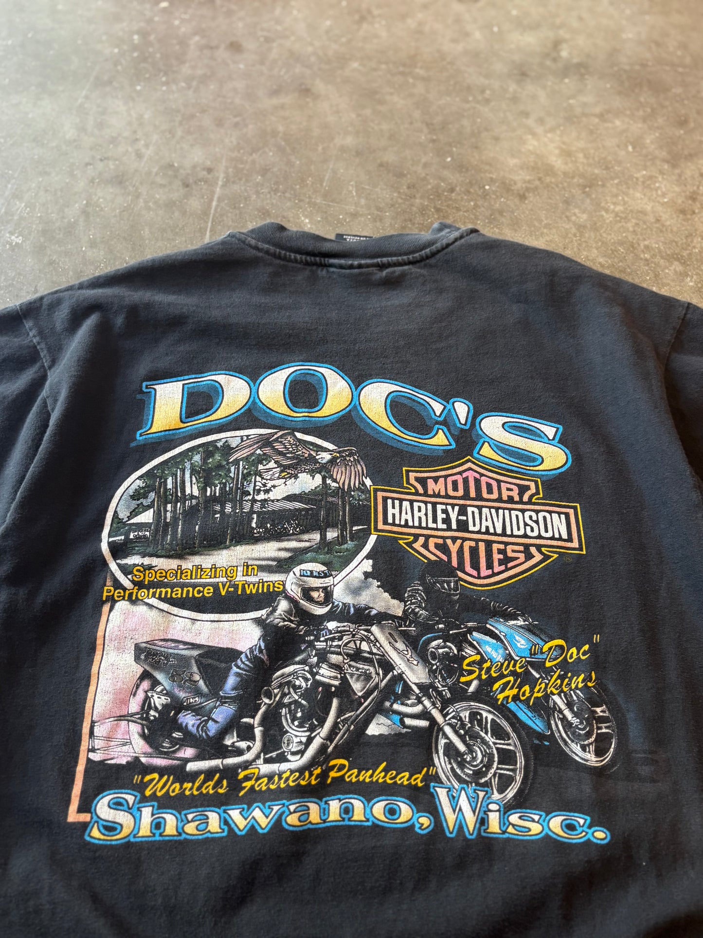 Vintage Harley Davidson One hot piece of steel shirt size large