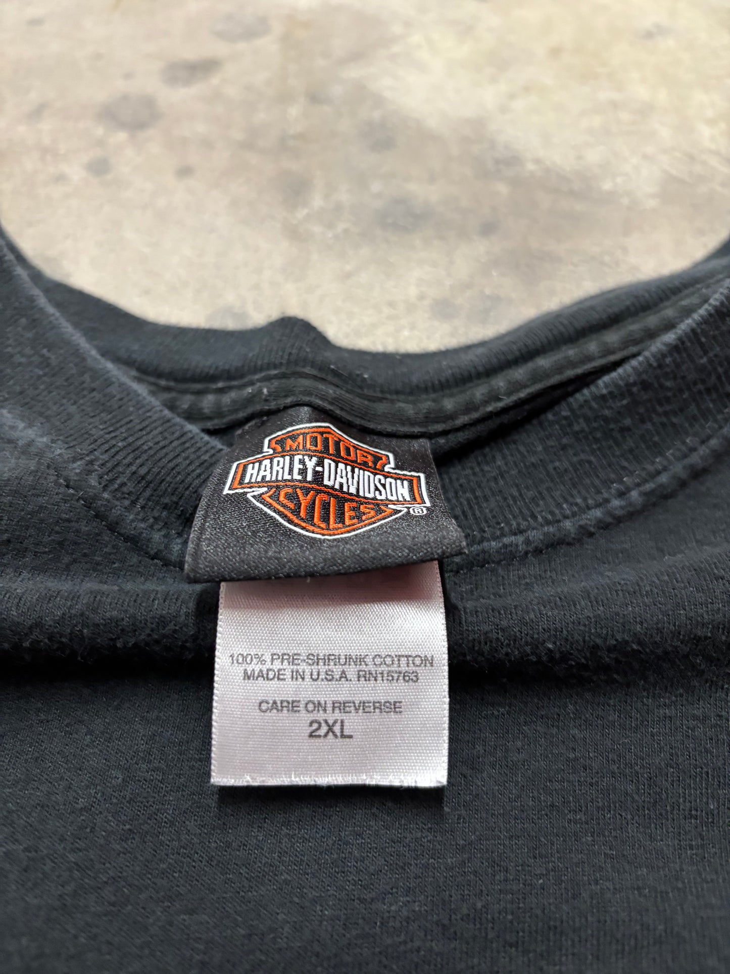 Vintage Harley Davidson skull long sleeve size xxl