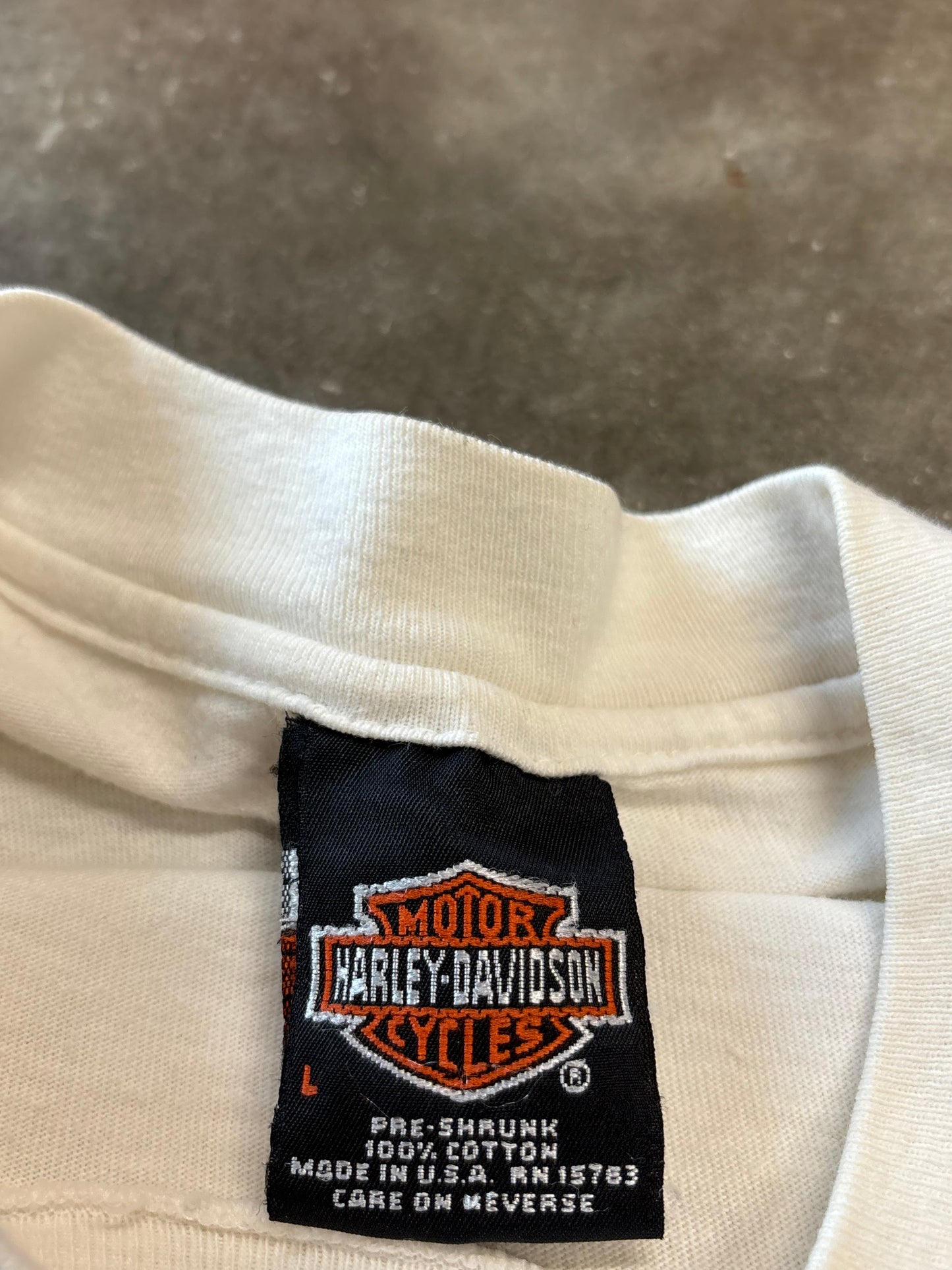 Vintage Harley Davidson feel the heat long sleeve size large