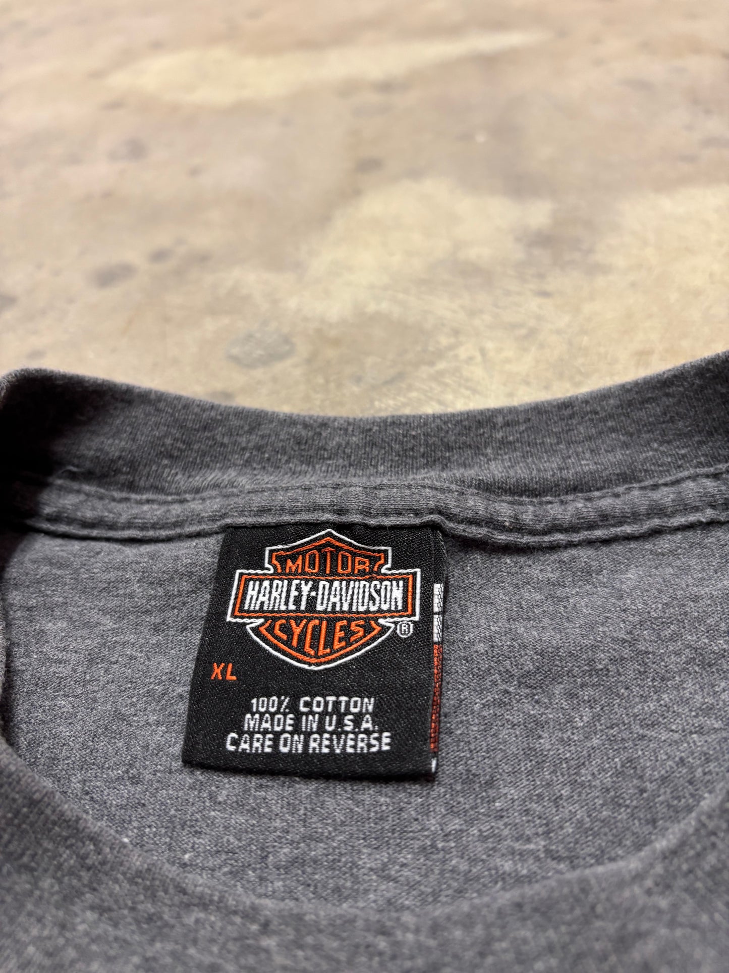Vintage Harley Davidson Flame burst long sleeve size extra large