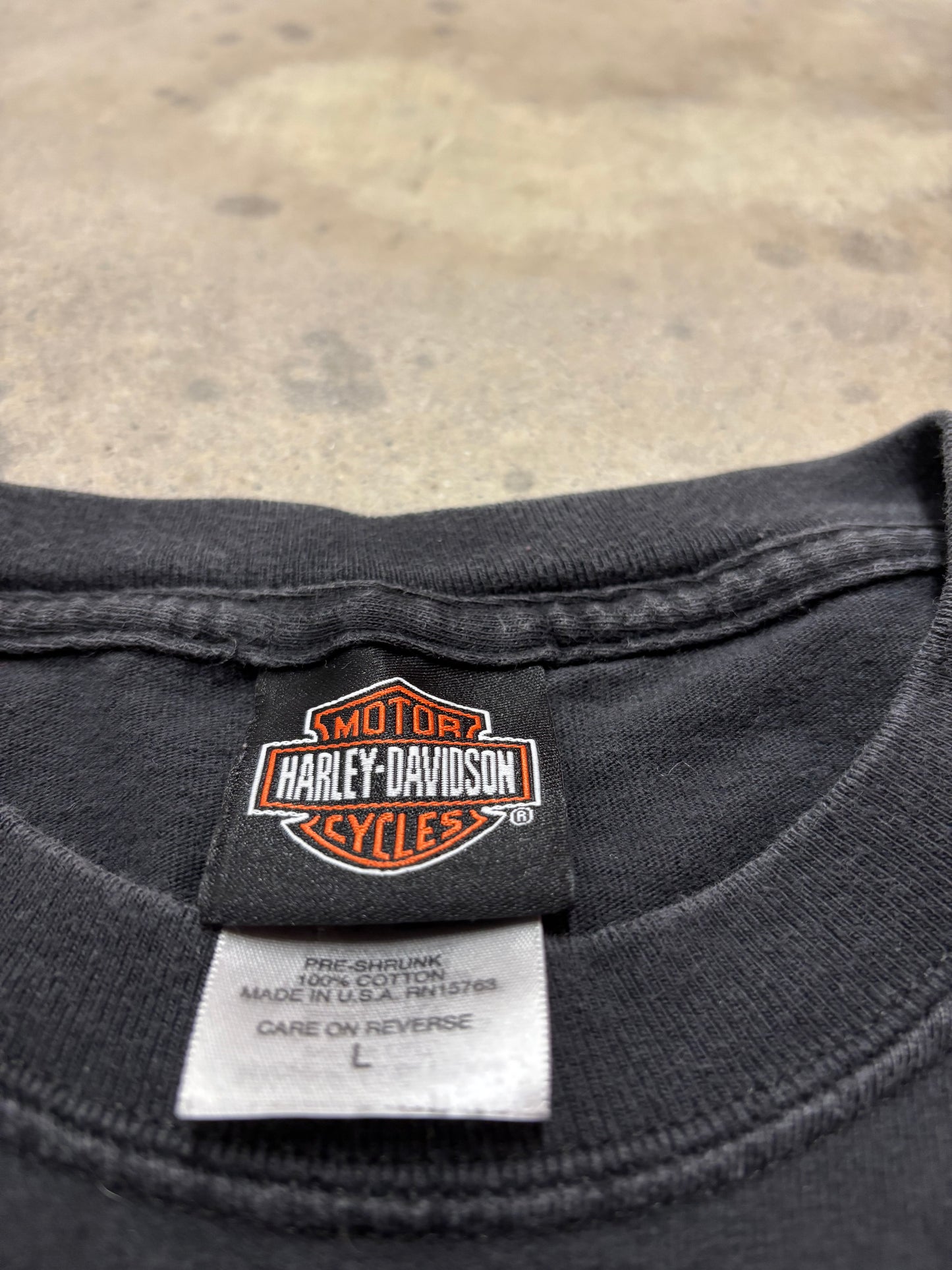 Vintage Harley Davidson blade Eagle long sleeve shirt size large